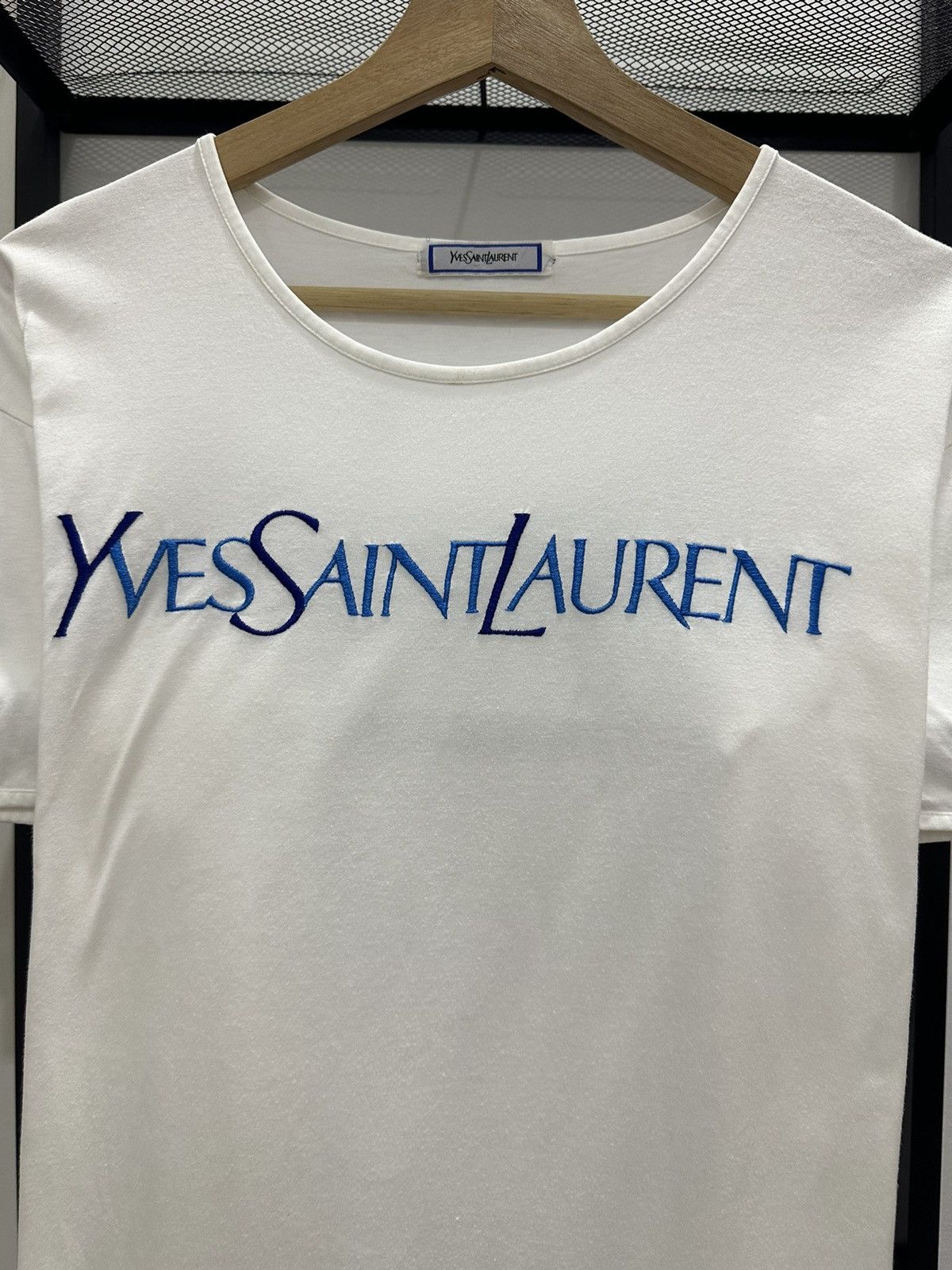 Yves Saint Laurent Yves Saint Laurent Embroidery Tee Size M / US 6-8 / IT 42-44 - 2 Thumbnail