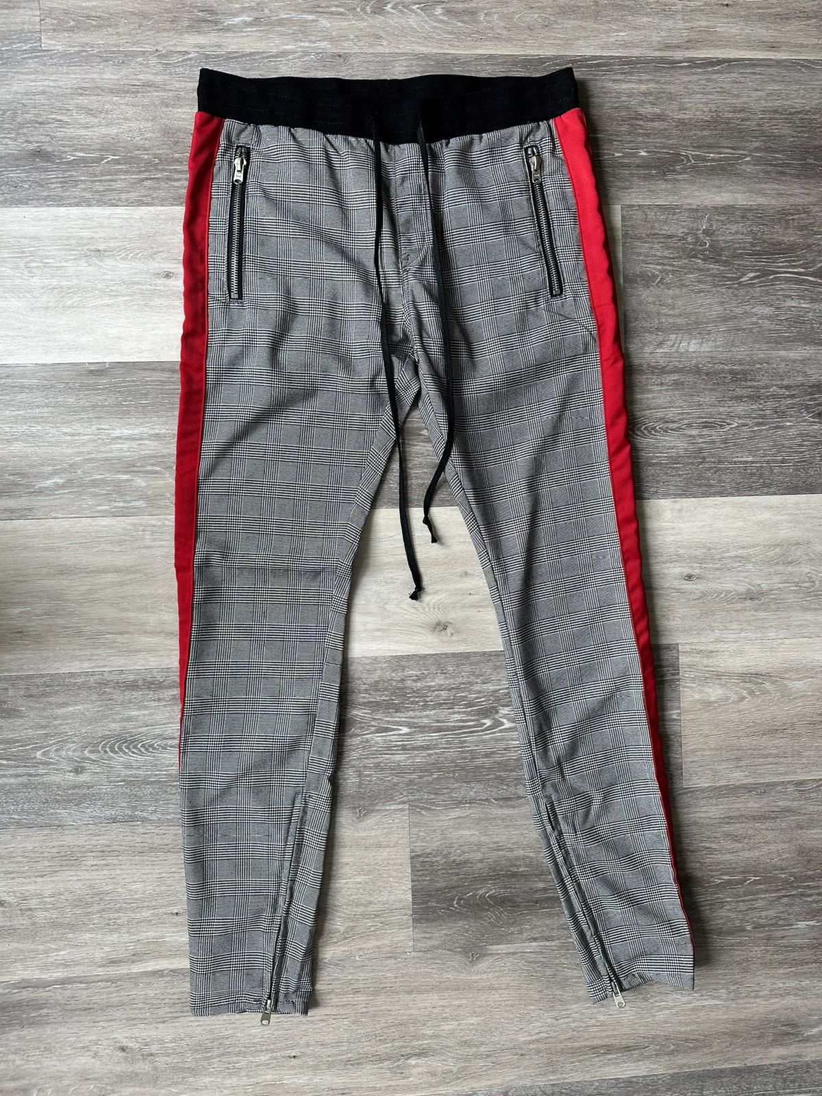 Mnml reflective track pants online