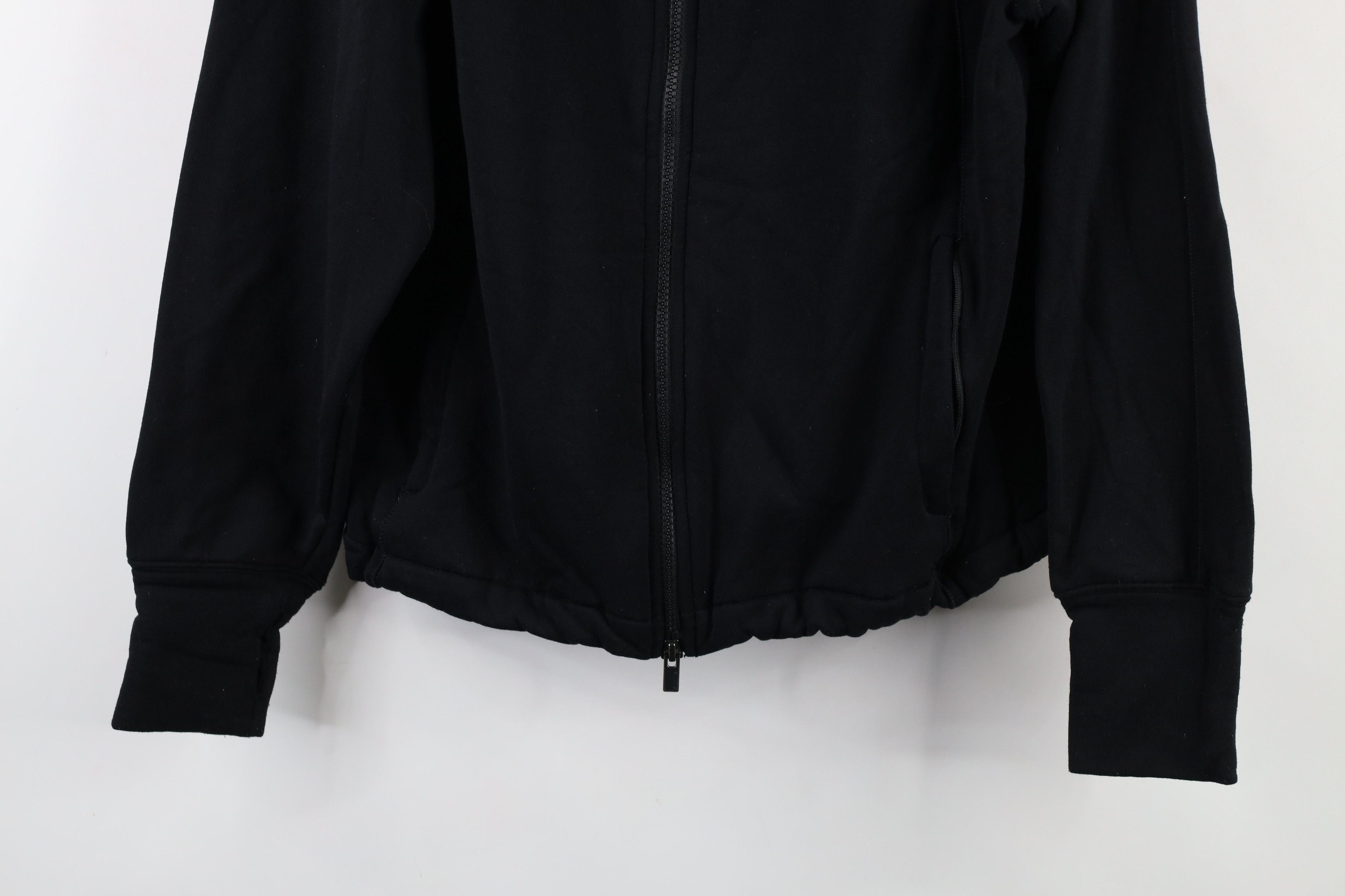 Athleta × Vintage Athleta Touch Fleece Lined Full Zip Hoodie Sweatshirt Black Size M / US 6-8 / IT 42-44 - 3 Thumbnail