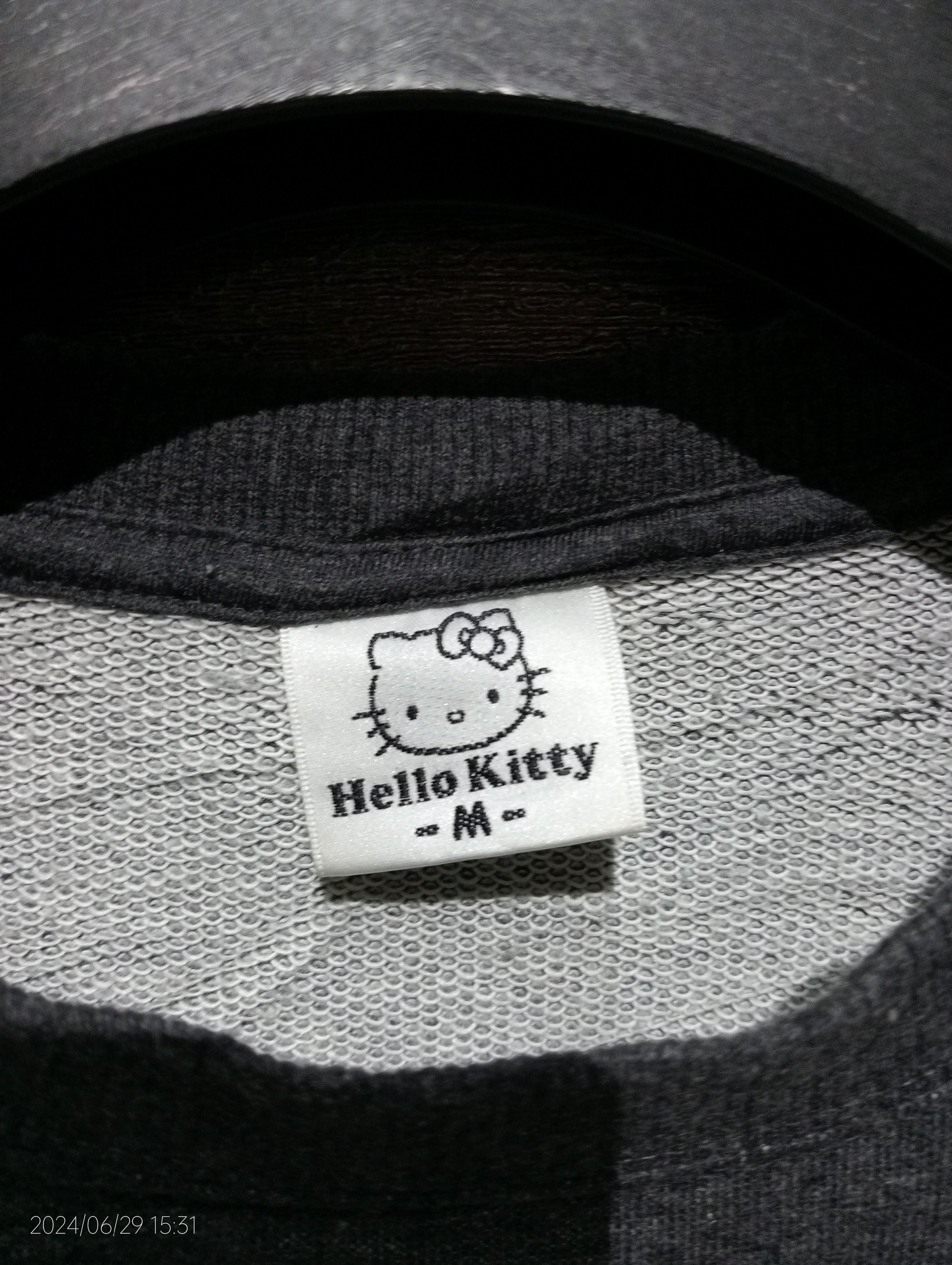 Anime VTG Sanrio Hello Kitty Big Logo Crewneck Sweatshirt Japan Size M / US 6-8 / IT 42-44 - 7 Thumbnail
