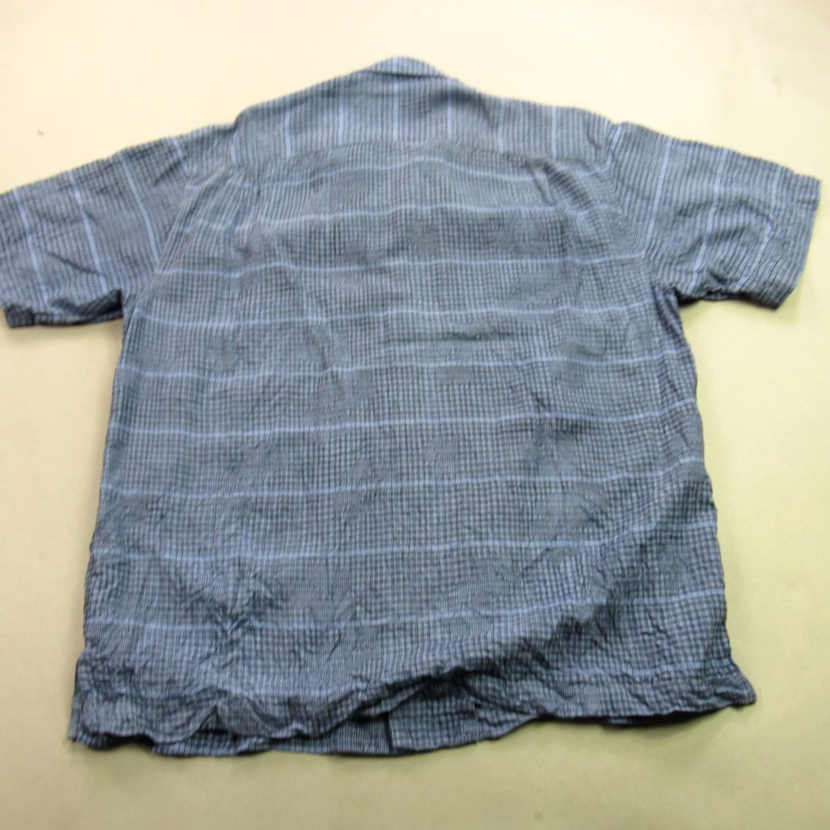 Tommy Bahama Tommy Bahama Shirt Mens Large Short Sleeve Button Front Casual Plaid Blue Size US L / EU 52-54 / 3 - 6 Thumbnail