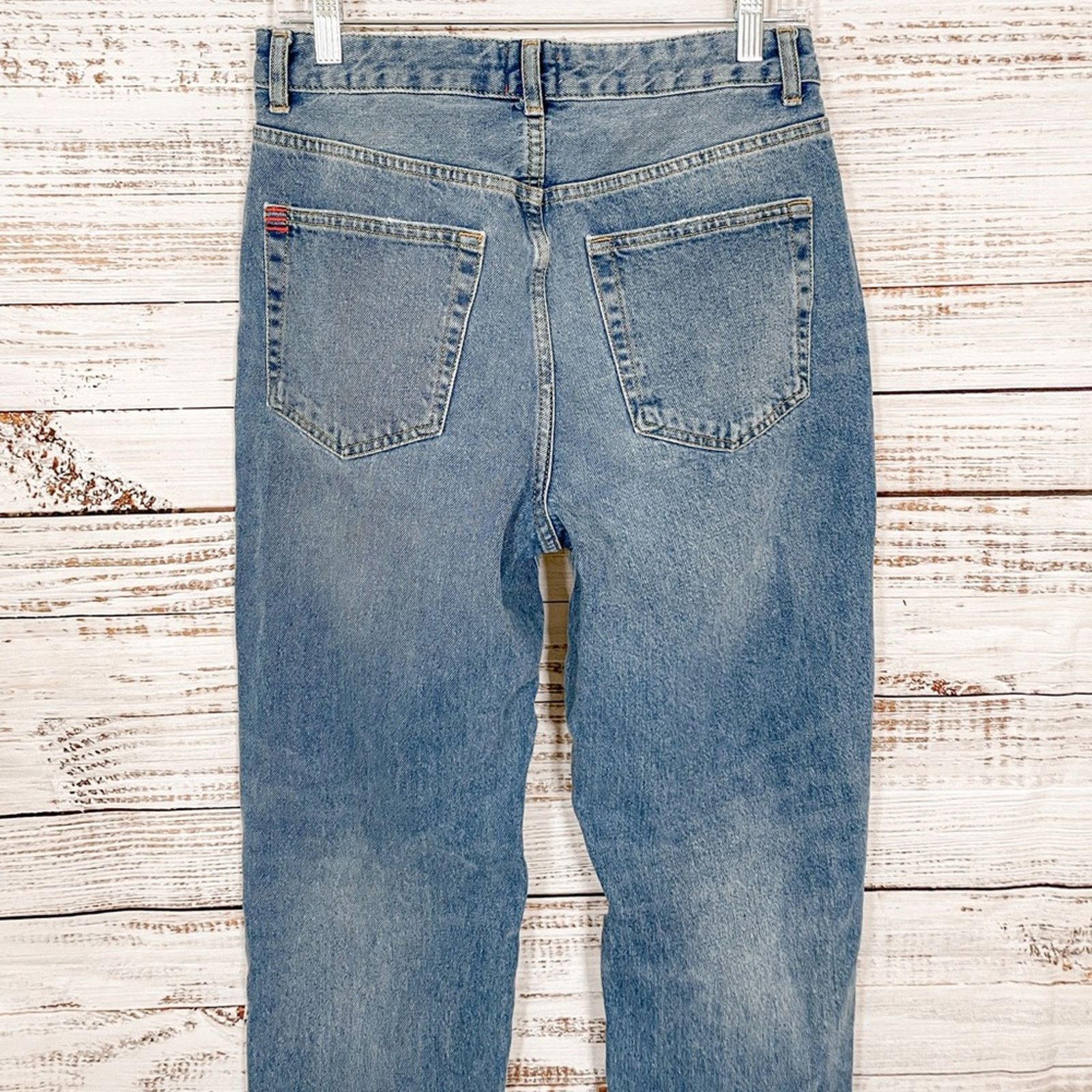 Bdg BDG High Waisted Cut Out Knee Mom Jeans, EUC, Size 27 Size 27" / US 4 / IT 40 - 5 Thumbnail