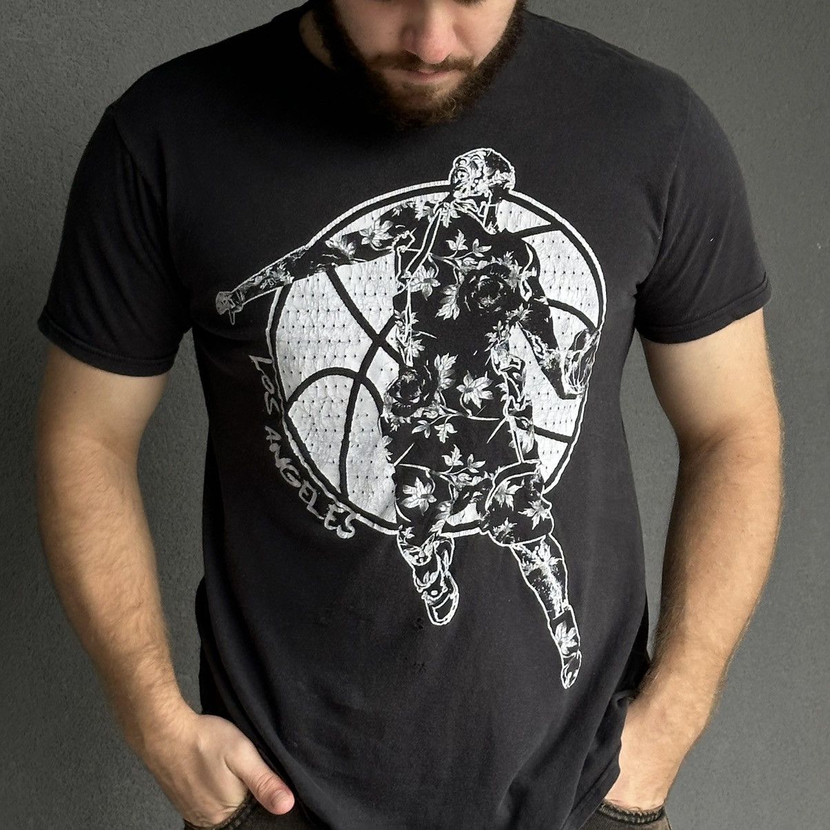 Band Tees × Vintage Vintage Hybrid T-shirts Los Angeles Basketball Y2K Band 00s Size US L / EU 52-54 / 3 - 1 Thumbnail
