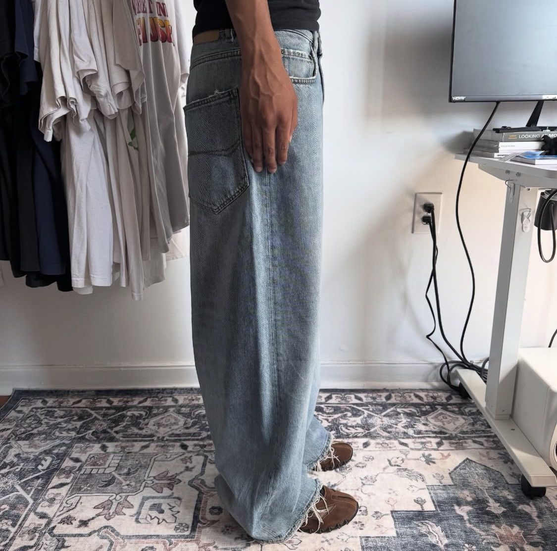 Balenciaga Balenciaga Drop Crotch Denim 26(fits 30-32) Unisex Size 26" / US 2 / IT 38 - 2 Thumbnail