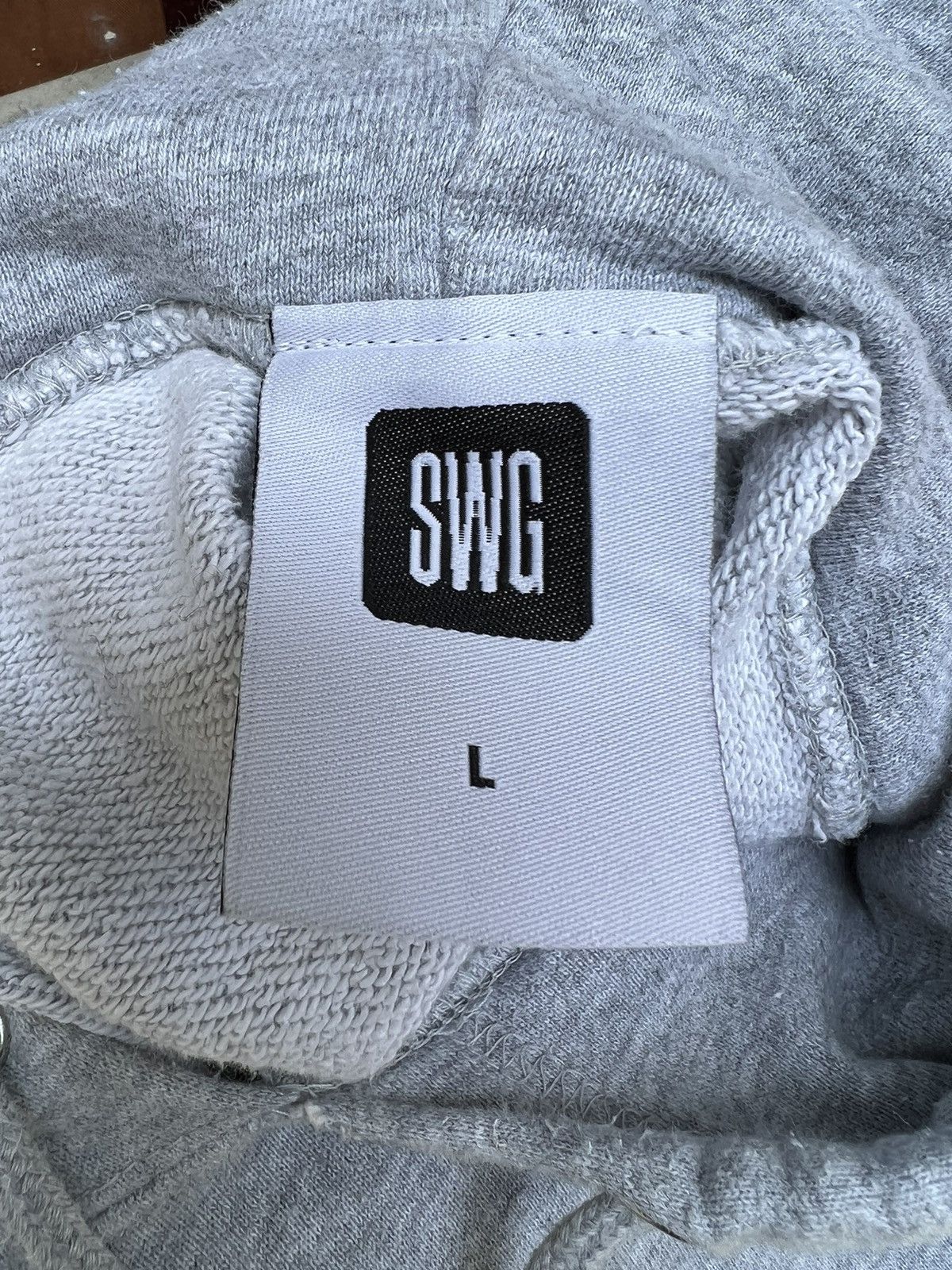 Swagger Swagger Japan Flames Spell Out Grey Hoodies Size US L / EU 52-54 / 3 - 14 Thumbnail