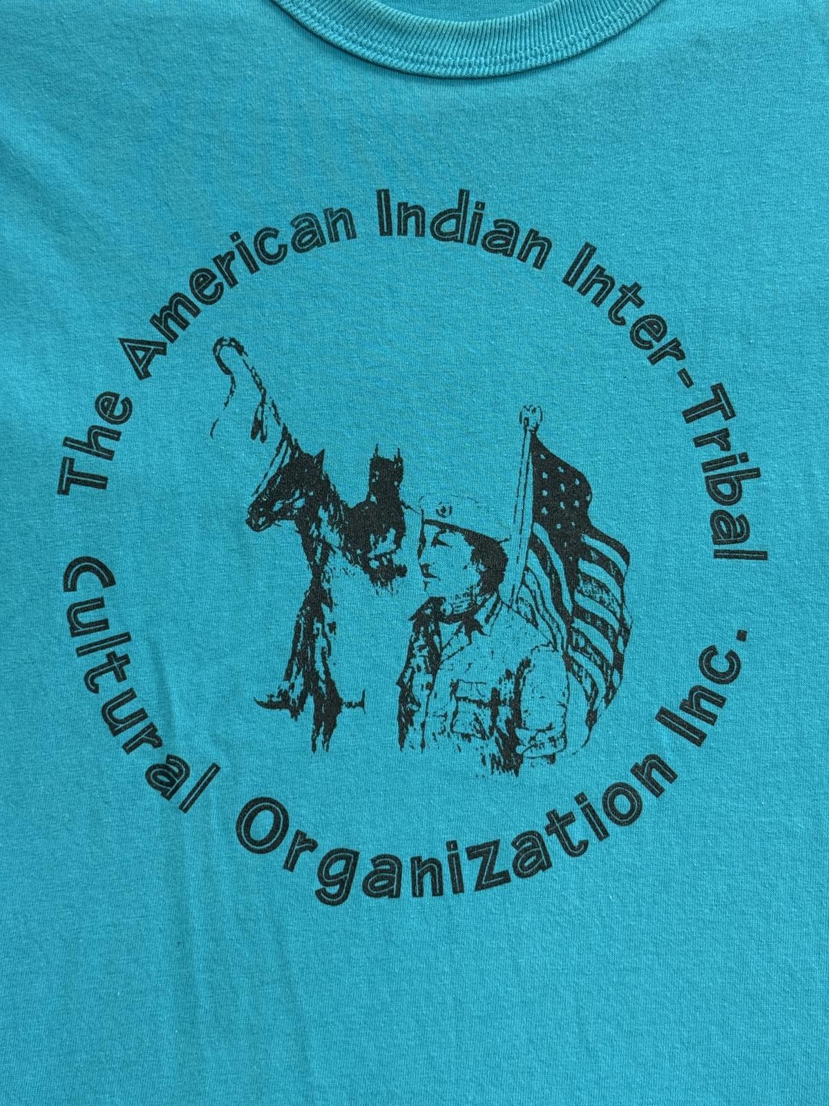 Russell Athletic Vintage T-shirt American Indian Inter-Tribal Cultural Tee XL Size US XL / EU 56 / 4 - 1 Thumbnail