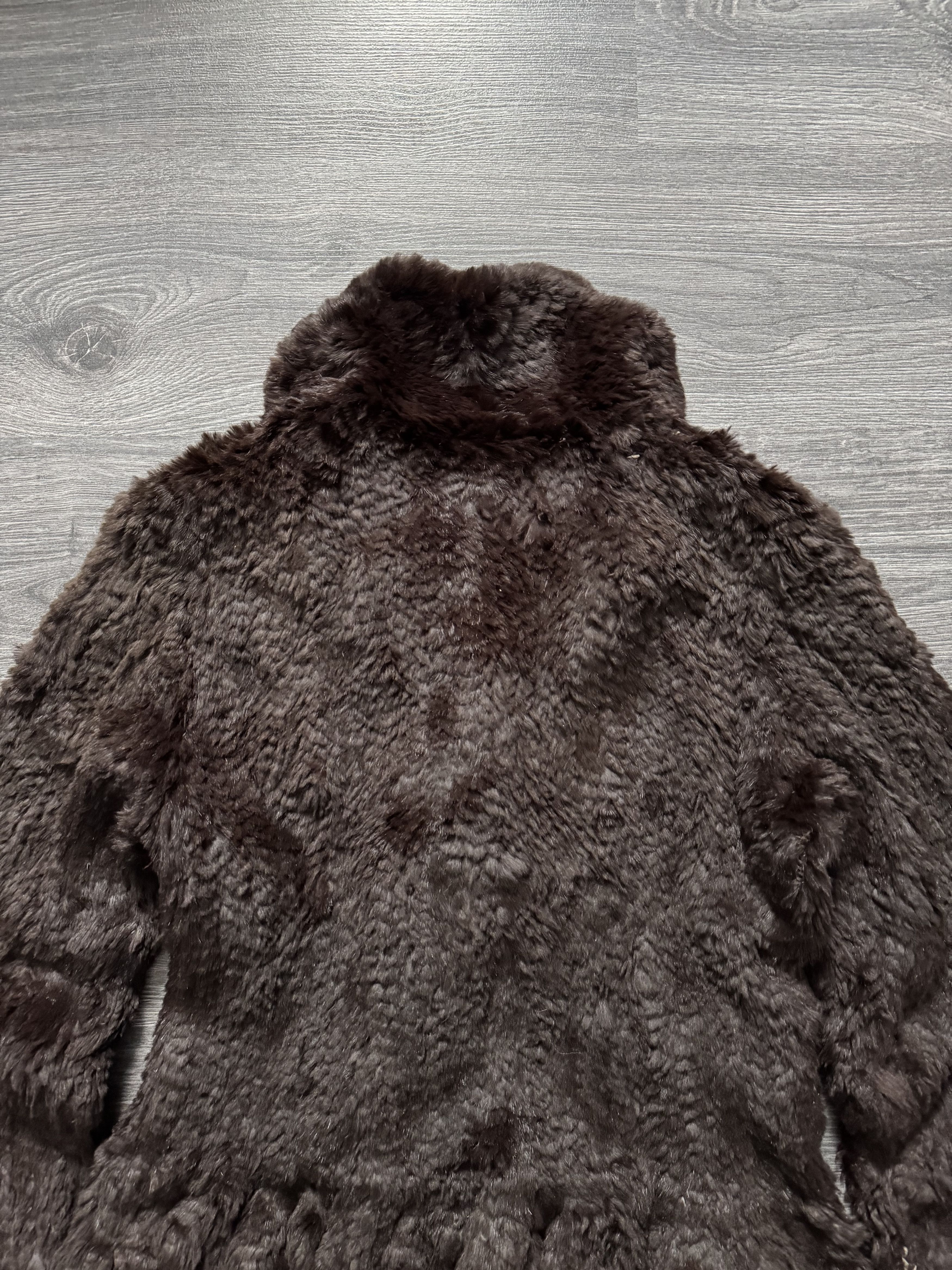 Japanese Brand Rizal Women's Real Fur and Leather Jacket Brown Luxury Coat Size M / US 6-8 / IT 42-44 - 12 Thumbnail