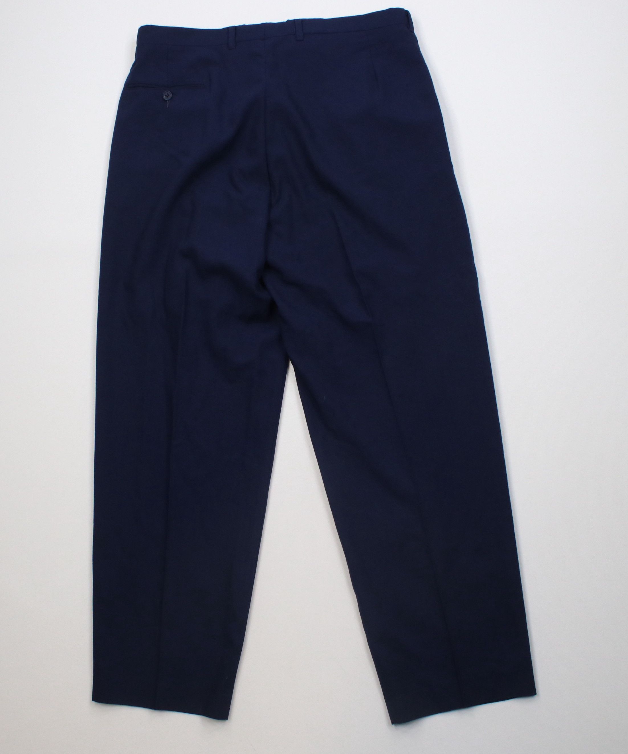 Vintage Vintage 90s Streetwear Knit High Waisted Chino Pants Blue Size US 34 / EU 50 - 12 Thumbnail