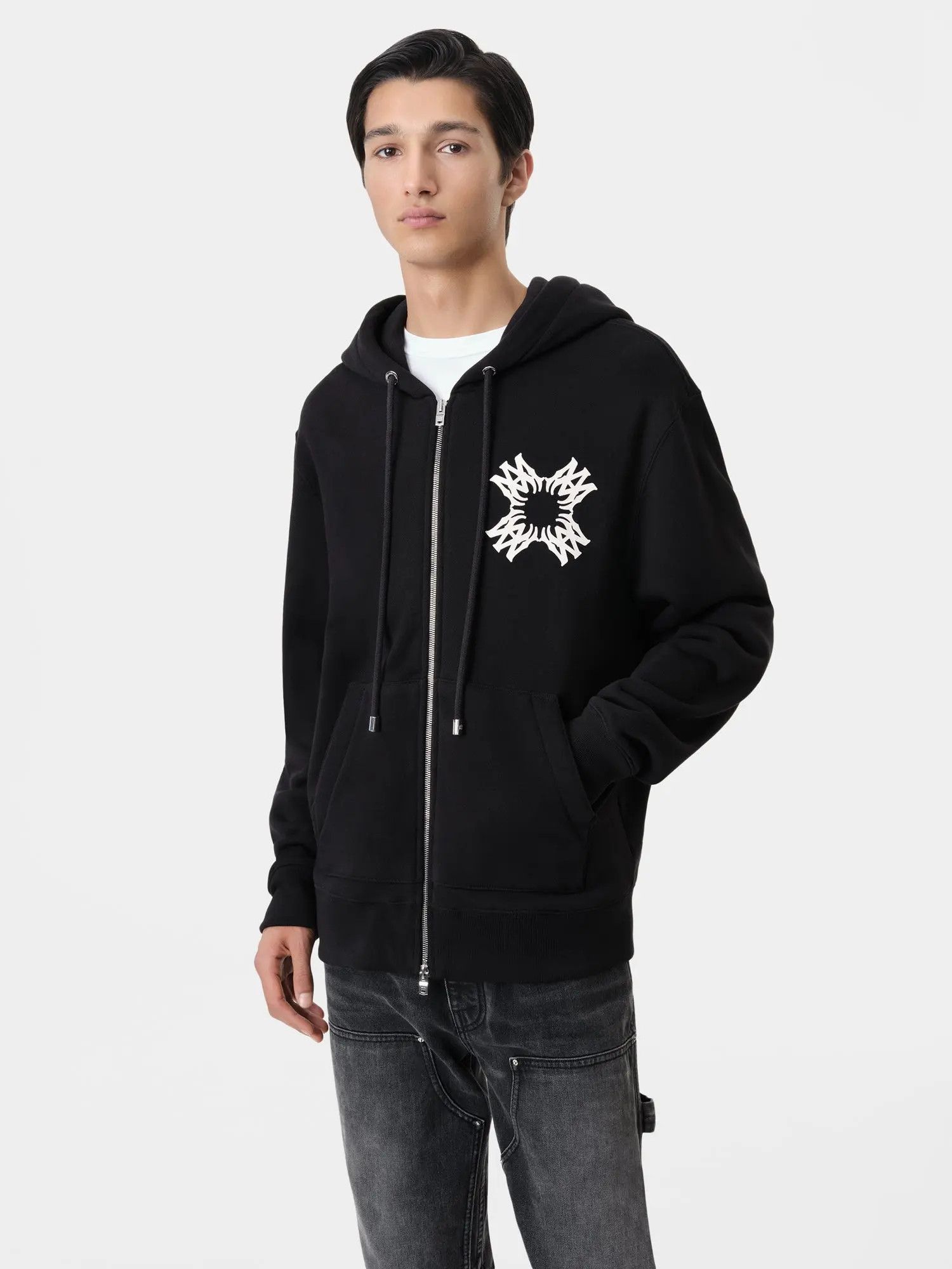 Amiri o1s1wg110426 MA Quad Zip Up Hoodie in Black Size US XXL / EU 58 / 5 - 3 Thumbnail