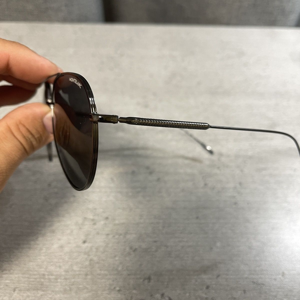 Montblanc Montblanc Sunglasses MB0045S - 005 Size ONE SIZE - 2 Thumbnail