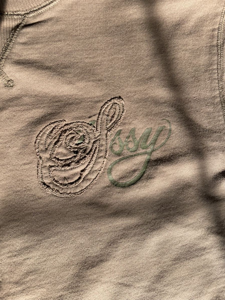 Stussy × Vintage Vintage stussy brown graphic tee cut & sewn Size US M / EU 48-50 / 2 - 1 Thumbnail