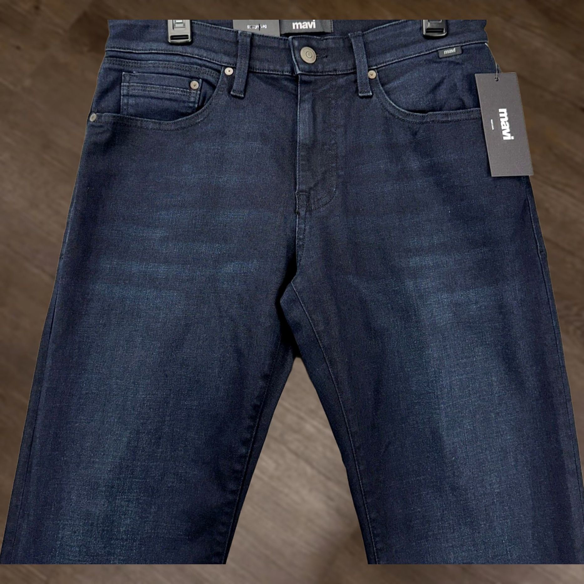 Mavi Mavi Zack Jeans Mens 31X34 Blue Straight Stretch Denim NEW Size US 31 - 1 Thumbnail
