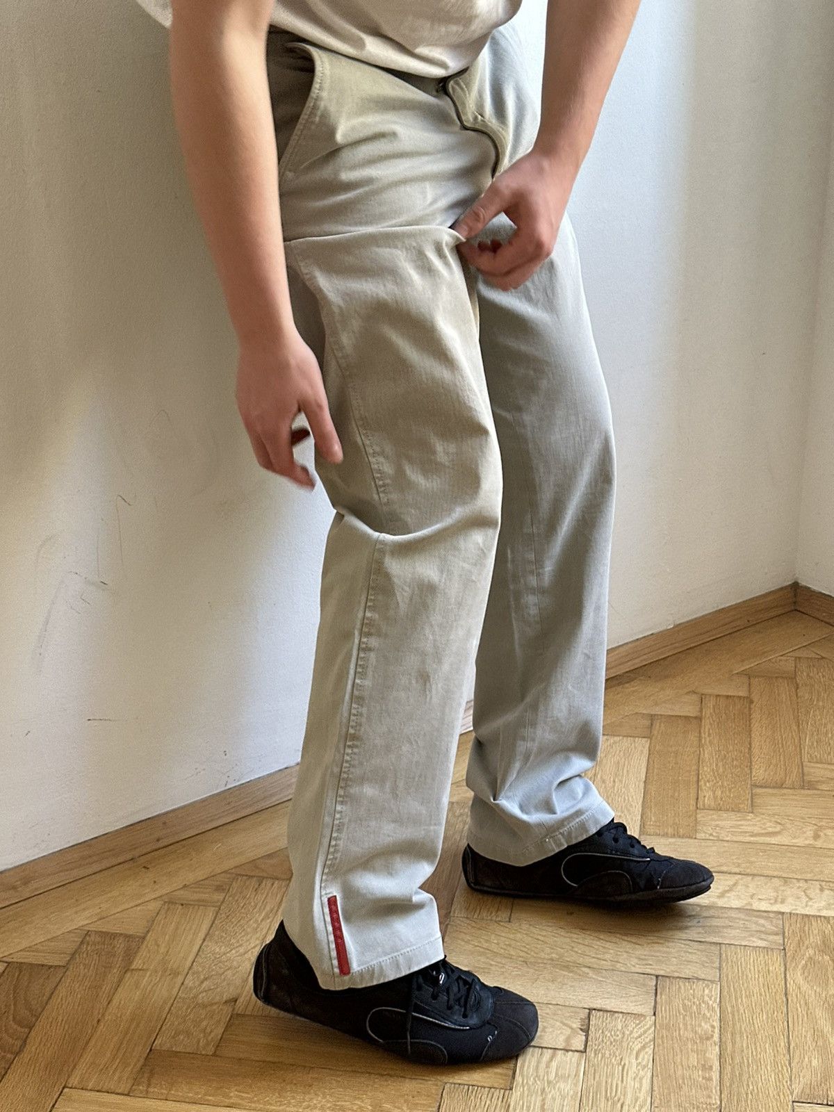 Prada Vintage Prada Sport Collection 00s Red Tab Archive Pants Size US 33 - 3 Thumbnail