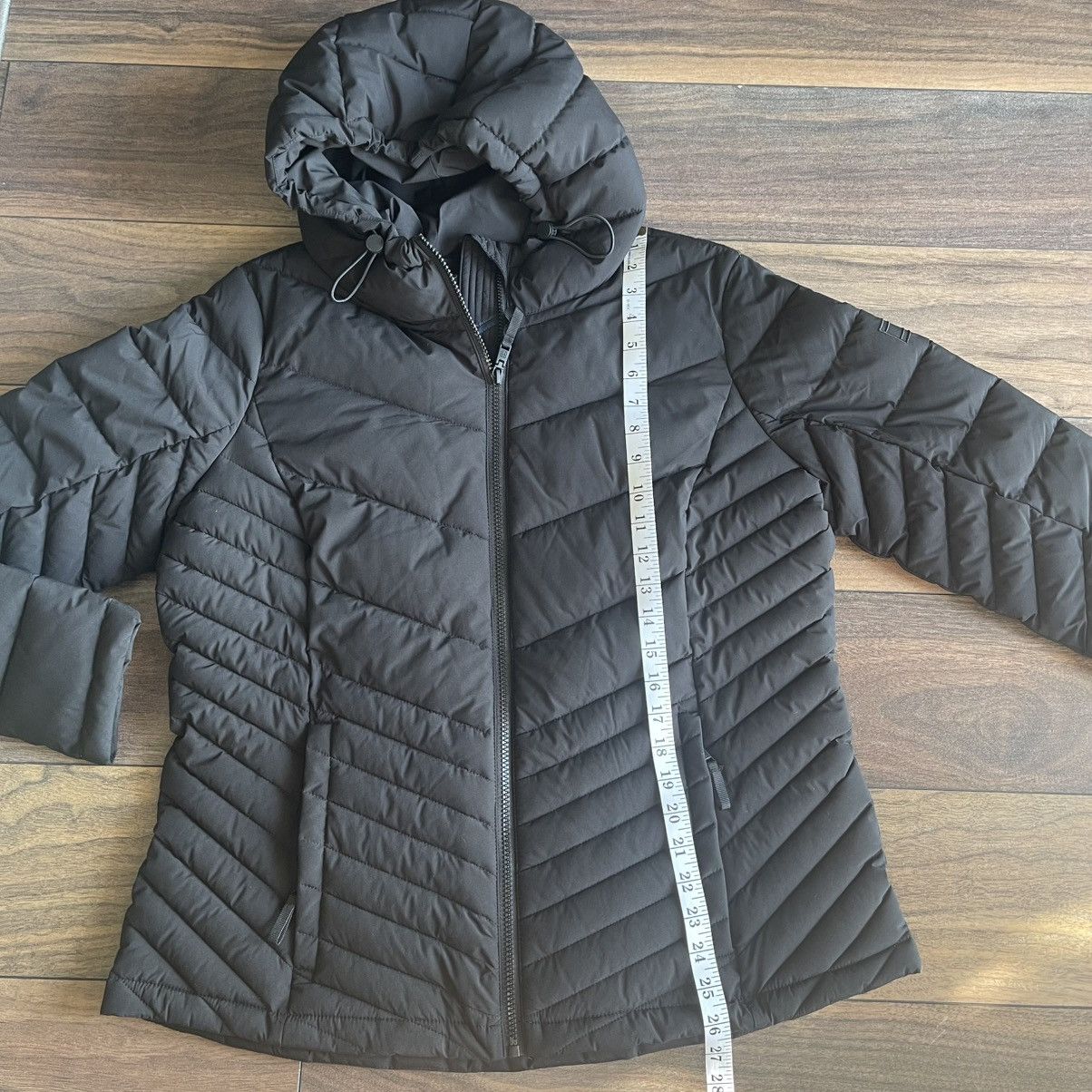 Tommy Hilfiger Tommy Hilfiger THFLEX Women’s Quilted Hooded Jacket Black. Size L / US 10 / IT 46 - 9 Thumbnail