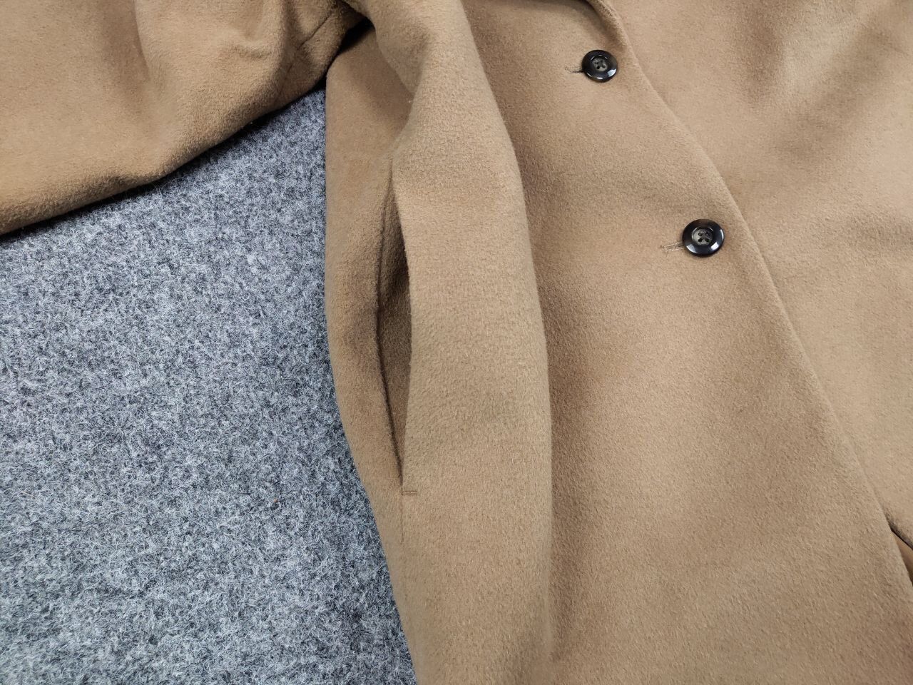 GU GU Japan Wool blend oversize chester Beige Coat Jacket Size S / US 4 / IT 40 - 13 Thumbnail