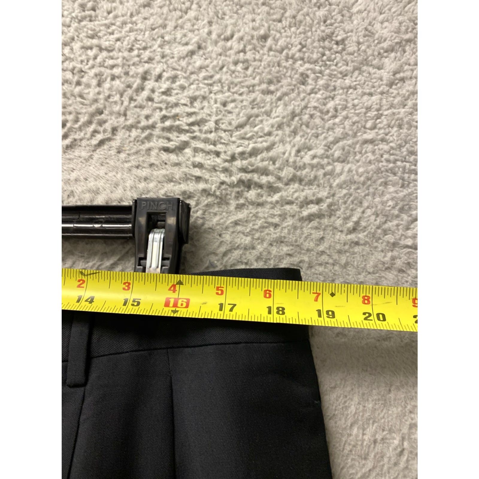 Banana Republic Banana Republic Pants Dress Mens 40X34 BLACK Flat Front Straight Leg Wool Regular Inseam 34 Dress Pants Mens Boys? Size US 40 / EU 56 - 3 Thumbnail