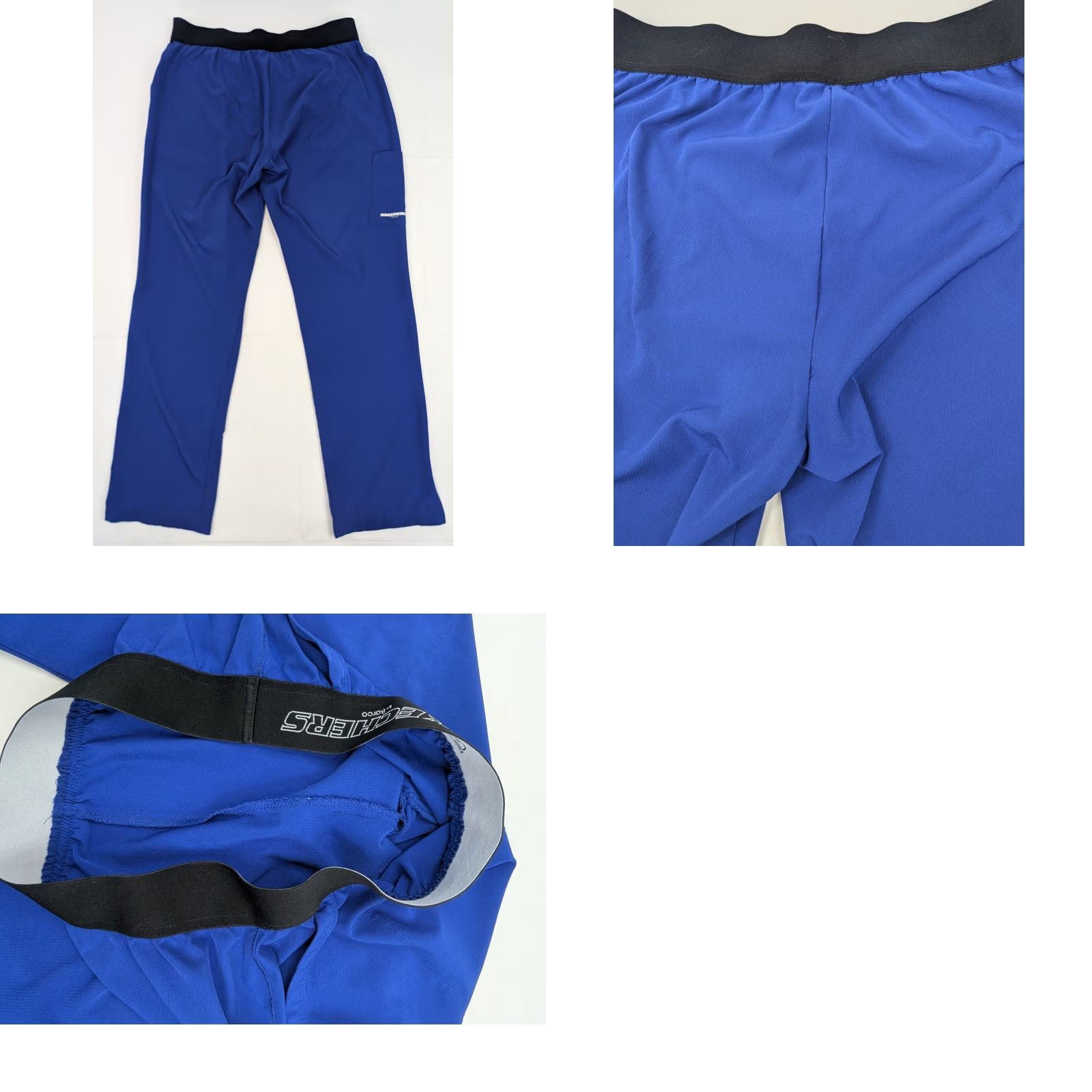 SKECHERS Skechers Barco Scrub 3 Pocket Cargo Pants Men XL (34x31) Blue Elastic Waist Size US 36 / EU 52 - 9 Thumbnail