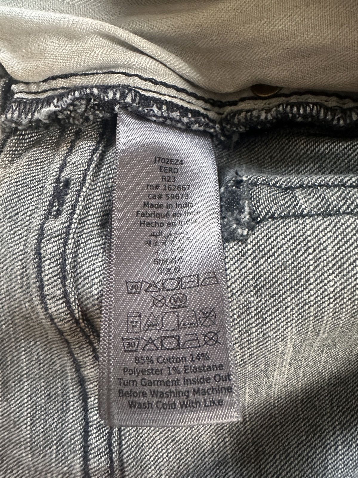 John Varvatos 702 Slim Fit Jeans Size US 29 - 5 Thumbnail
