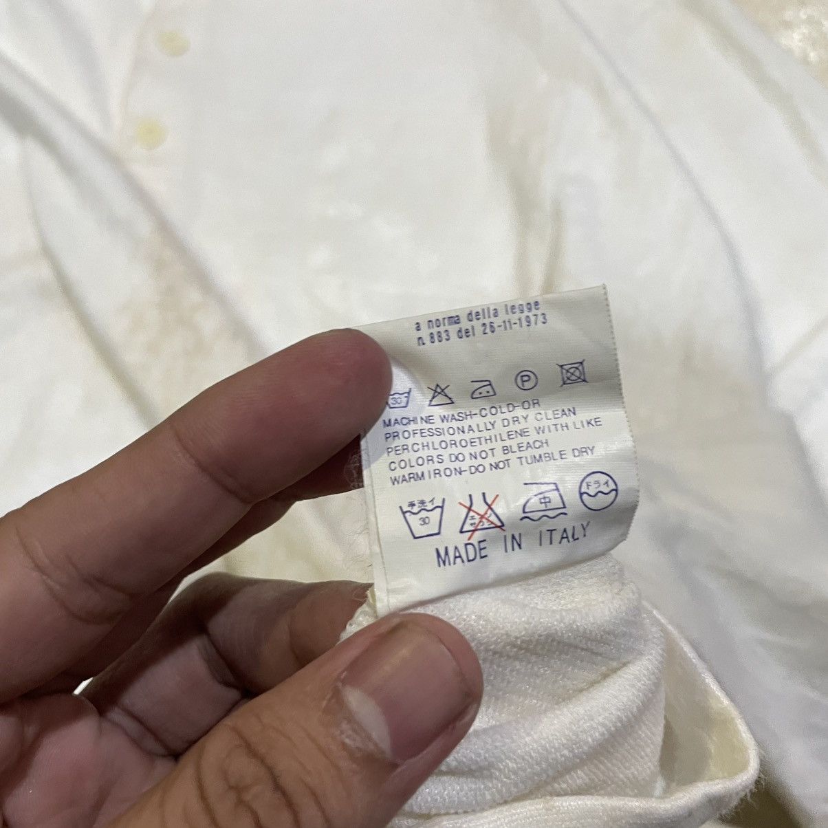 Versace Rare‼️Vintage Versace Jacquard Monogram polo tee Size US L / EU 52-54 / 3 - 4 Thumbnail