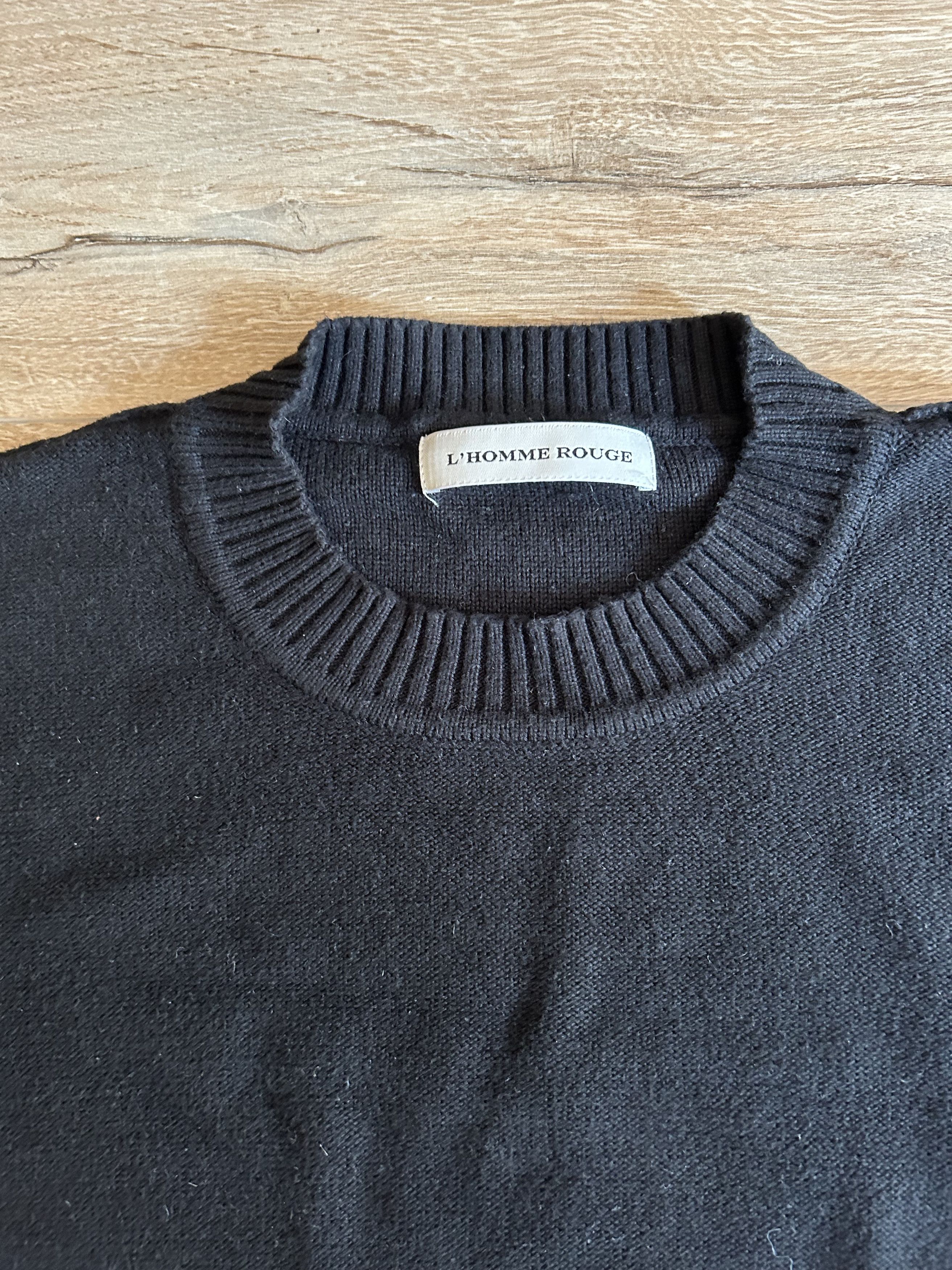 L'Homme Rouge Leaving Home Embroidered Cashmere Sweater Size US L / EU 52-54 / 3 - 3 Thumbnail