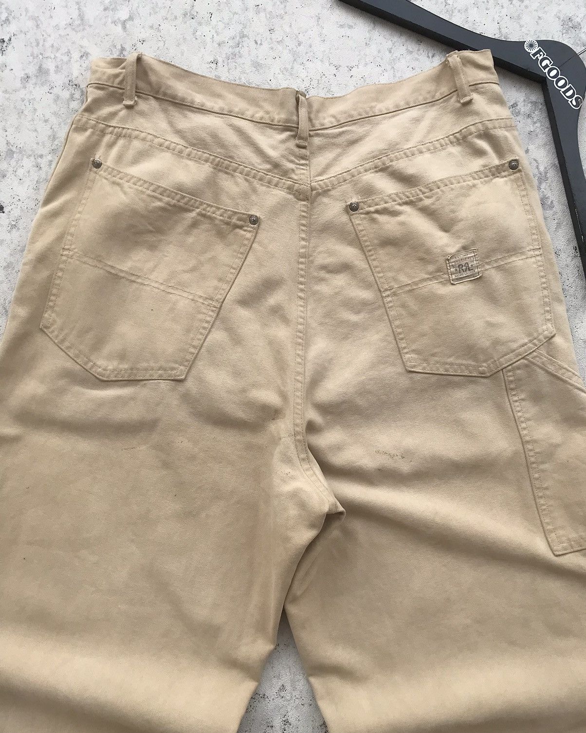 Polo Ralph Lauren × RRL Ralph Lauren × Vintage Vintage RRL Duck Canvas Carpenter Pants Size US 36 / EU 52 - 1 Thumbnail