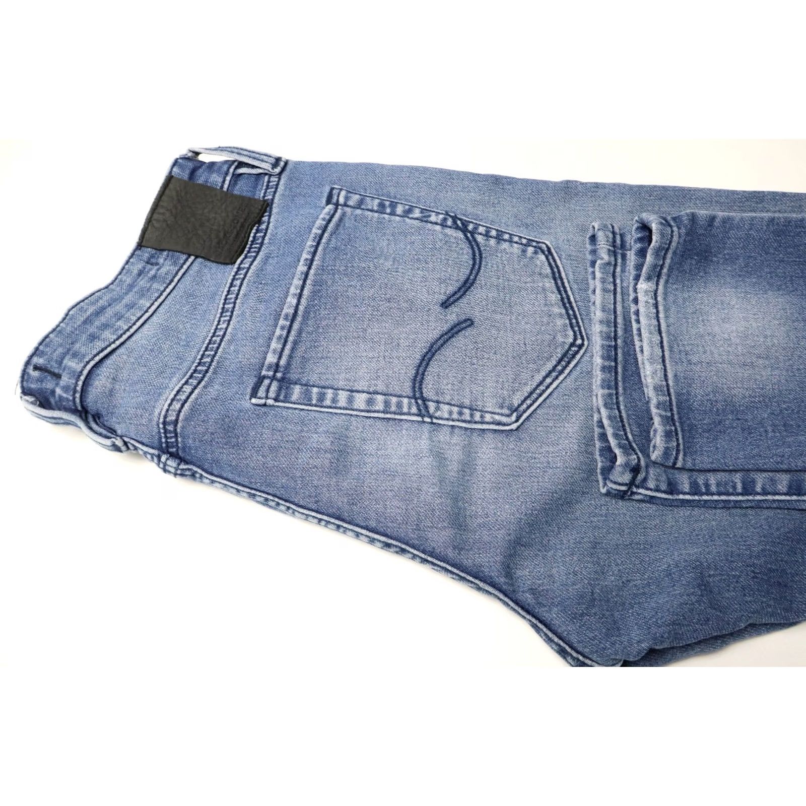 Jack & Jones JACK & JONES Slim/Glenn Jeans Men's W32/L34 Blue Whiskers Button Fly Stretch Slim Jeans Mens W32/L34 Blue Whiskers Button Fly Stretch Size US 32 / EU 48 - 5 Thumbnail