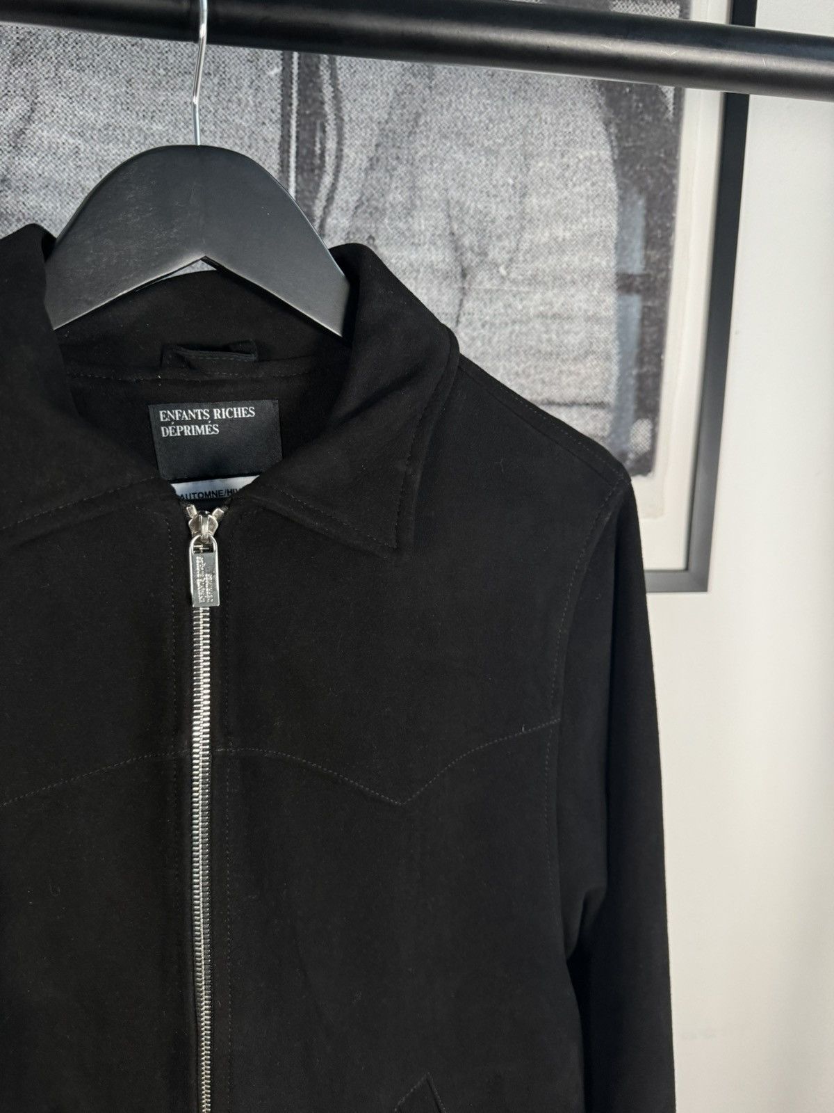 Enfants Riches Deprimes 🚭ICONIC🚭 FALL/WINTER 2023 SILK LAMBSKIN SUEDE WESTERN JACKET Size US L / EU 52-54 / 3 - 4 Thumbnail