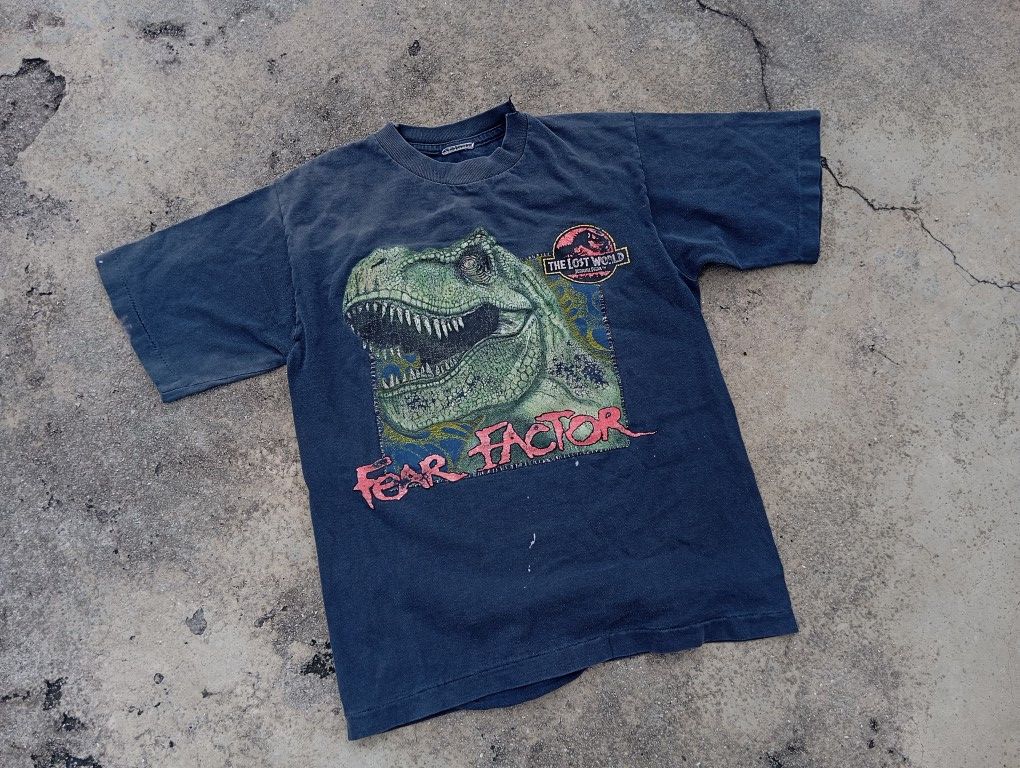 Vintage 🦖 VTG 90s Jurassic Park - The Lost World Tshirt movie🍿 🎥 Size US XS / EU 42 / 0 - 2 Thumbnail