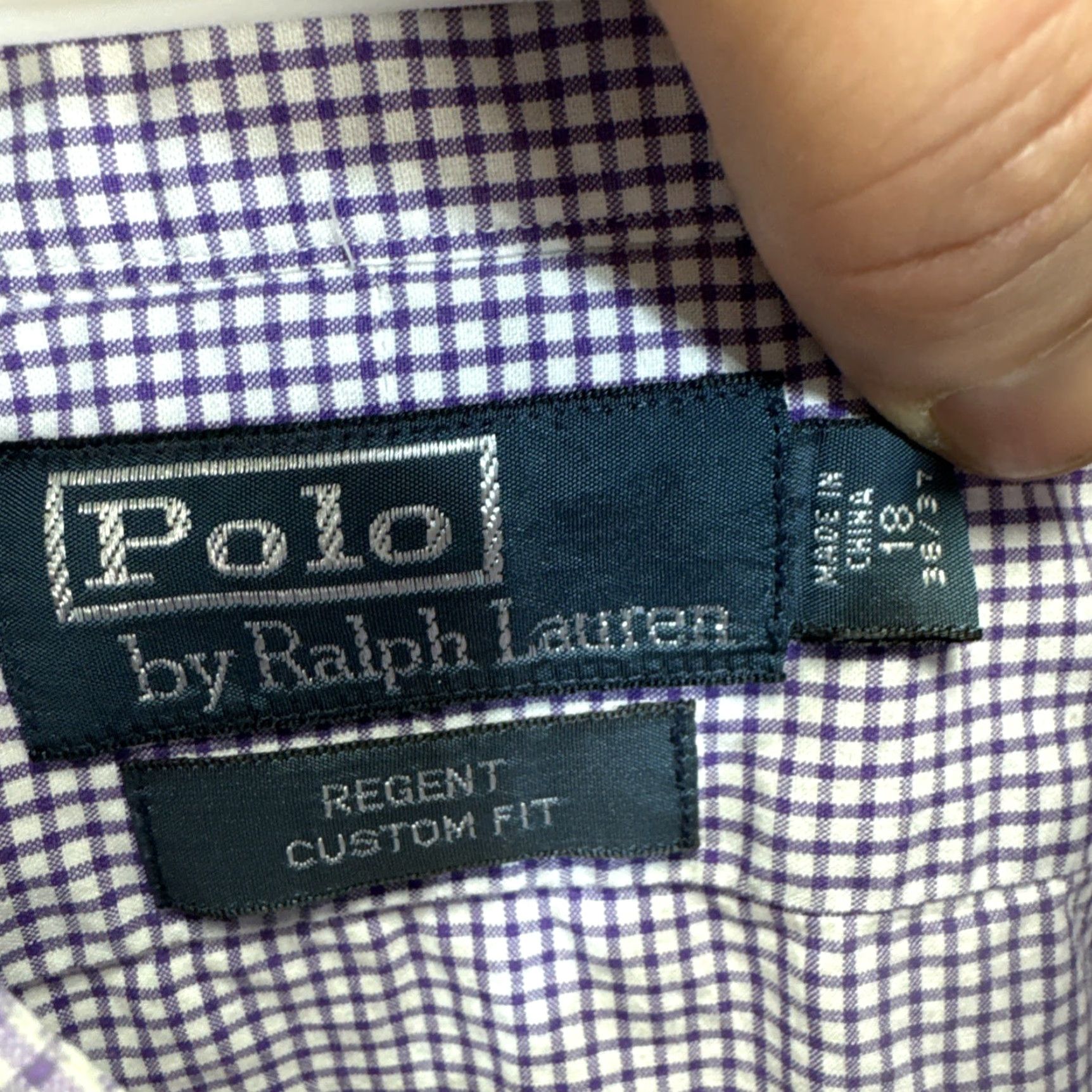 Polo Ralph Lauren Polo Ralph Lauren Dress Shirt Mens 18 36/37 Checkered Regent Classic Fit Long Sleeve Button-Down Collared Multicolor Size 48R - 2 Thumbnail