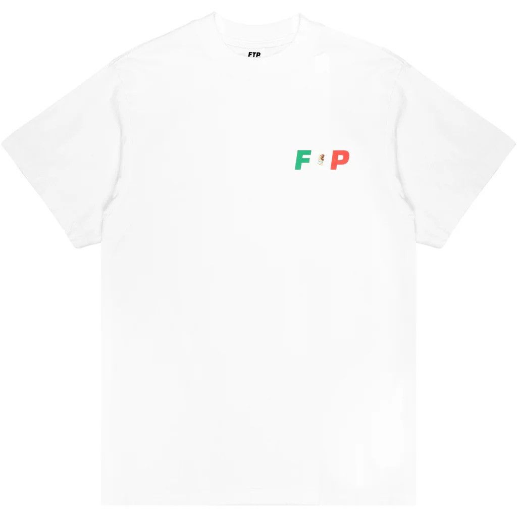 Fuck The Population FTP Mexican Flag Logo Tee White (Size Large) Size US L / EU 52-54 / 3 - 7 Thumbnail