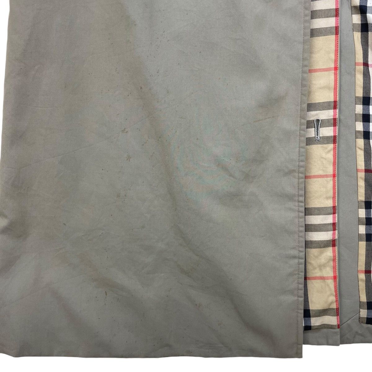 Burberry × Vintage 💥Authentic Burberrys 90s Trench Nova Check Coat Jacket Size S / US 4 / IT 40 - 5 Thumbnail