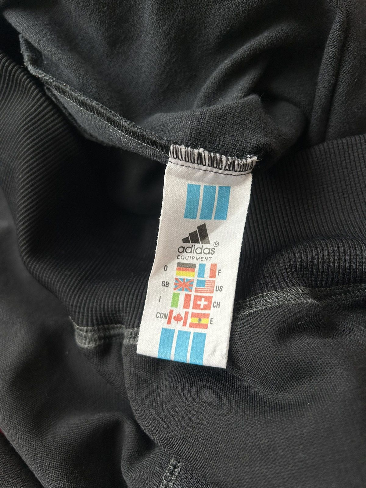 Adidas Vintage Adidas Equipment 1/4 Sweatshirt Made in West Germany Size US M / EU 48-50 / 2 - 12 Thumbnail