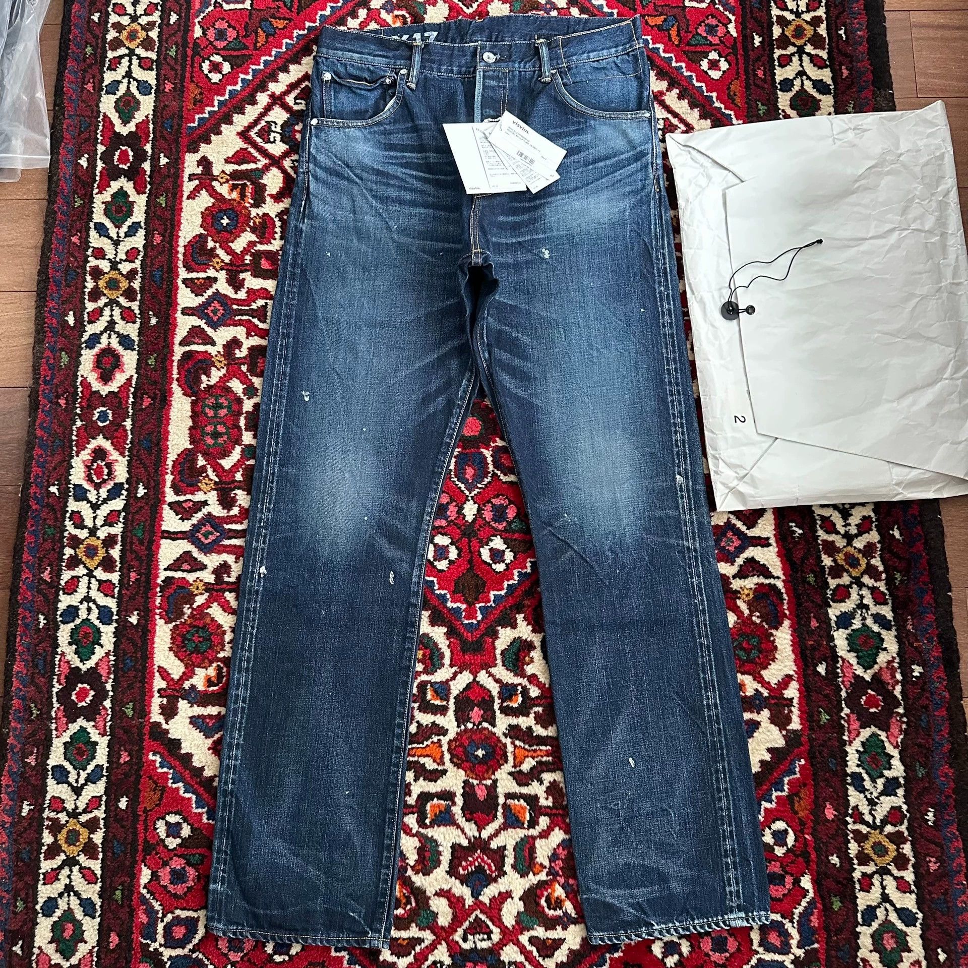 Visvim VISVIM 16 DRY17 Washed Splatter Jeans Size 2 Size US 26 / EU 42 - 1 Thumbnail