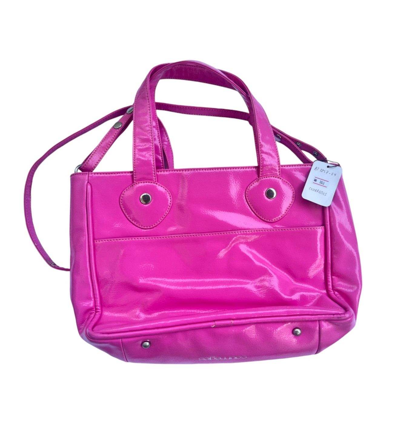 Courreges Pink vinyl Courreges bag with shoulder strap Size ONE SIZE - 2 Thumbnail