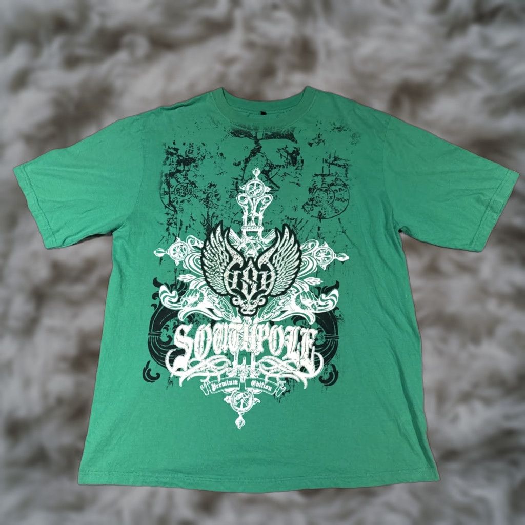 Southpole VINTAGE SOUTHPOLE Premium Edition Men’s Green Tee Shirt XL Size US XL / EU 56 / 4 - 1 Thumbnail