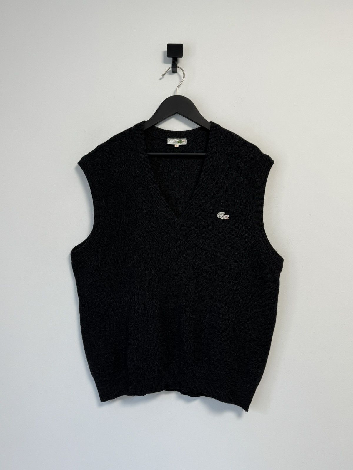 Lacoste × Vintage Lacoste Vintage Vest wool Y2K style Size US L / EU 52-54 / 3 - 1 Thumbnail