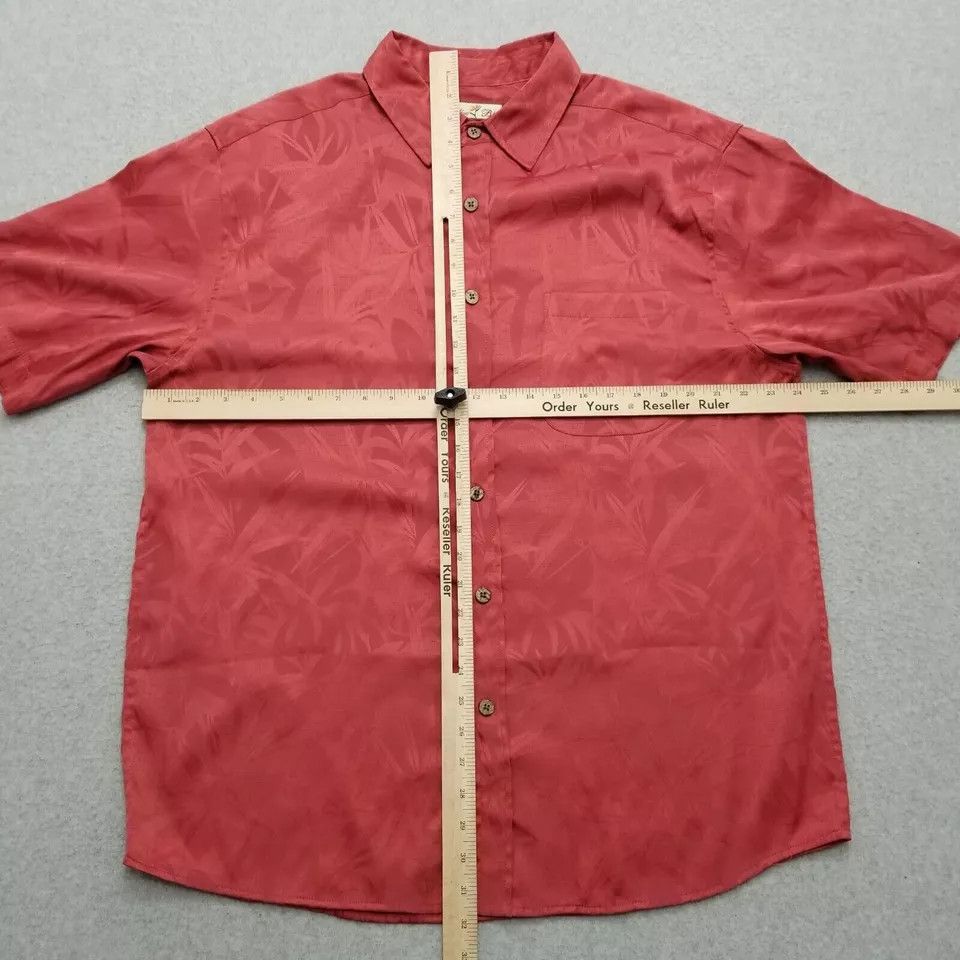 Paradise Paradise Blue Hawaiian Shirt Mens XL Red Button Up Size US XL / EU 56 / 4 - 9 Thumbnail