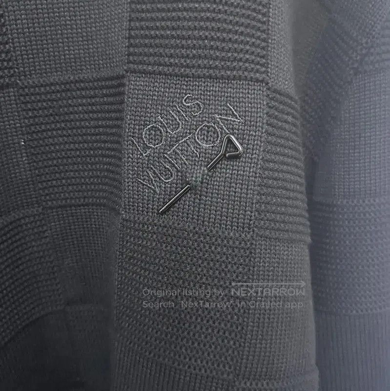 Louis Vuitton Louis Vuitton Black Wool Long Sleeve Sweater . Size US M / EU 48-50 / 2 - 5 Thumbnail