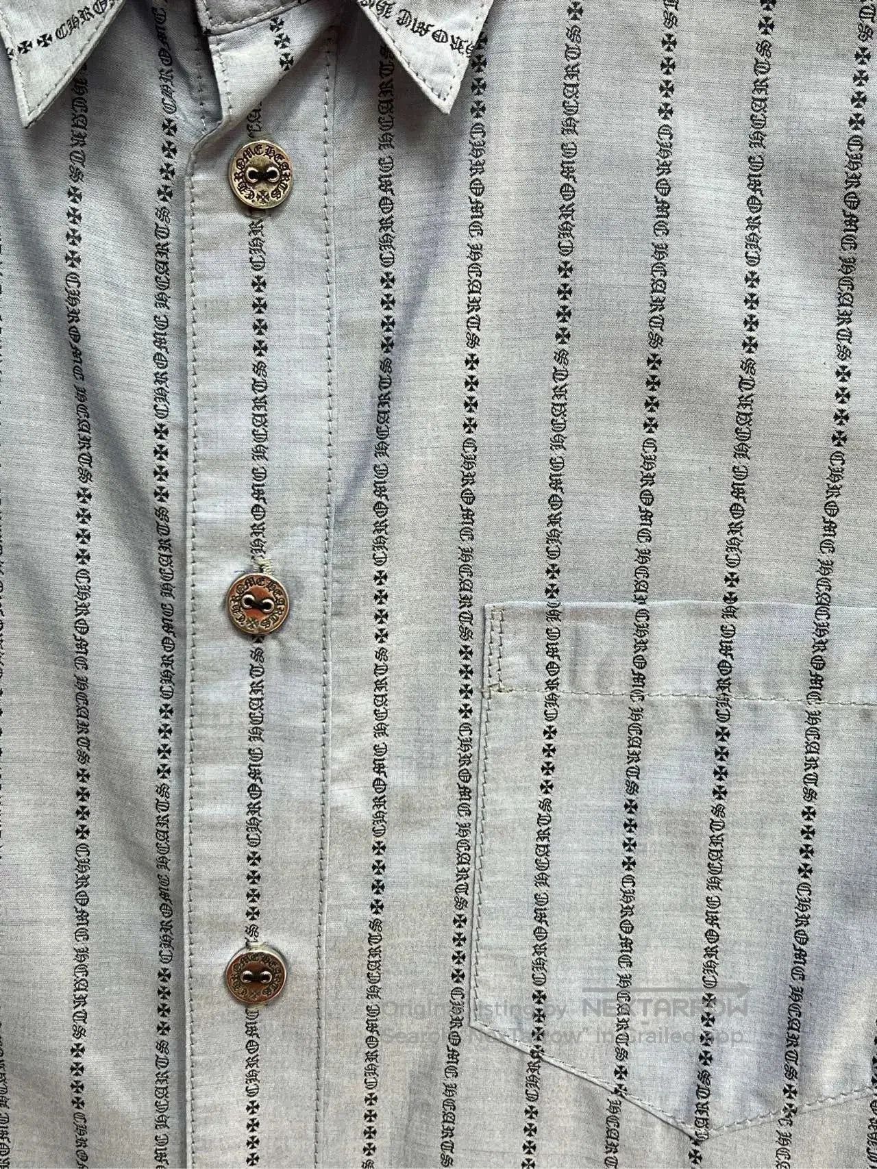 Chrome Hearts chrome hearts blue striped button. Size US M / EU 48-50 / 2 - 3 Thumbnail