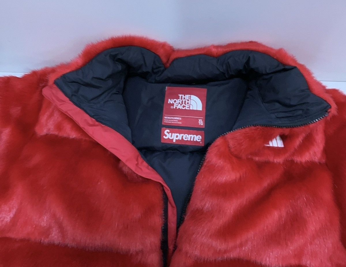 The North Face Supreme The North Face Faux Fur Nuptse Jacket Size US XL / EU 56 / 4 - 5 Thumbnail