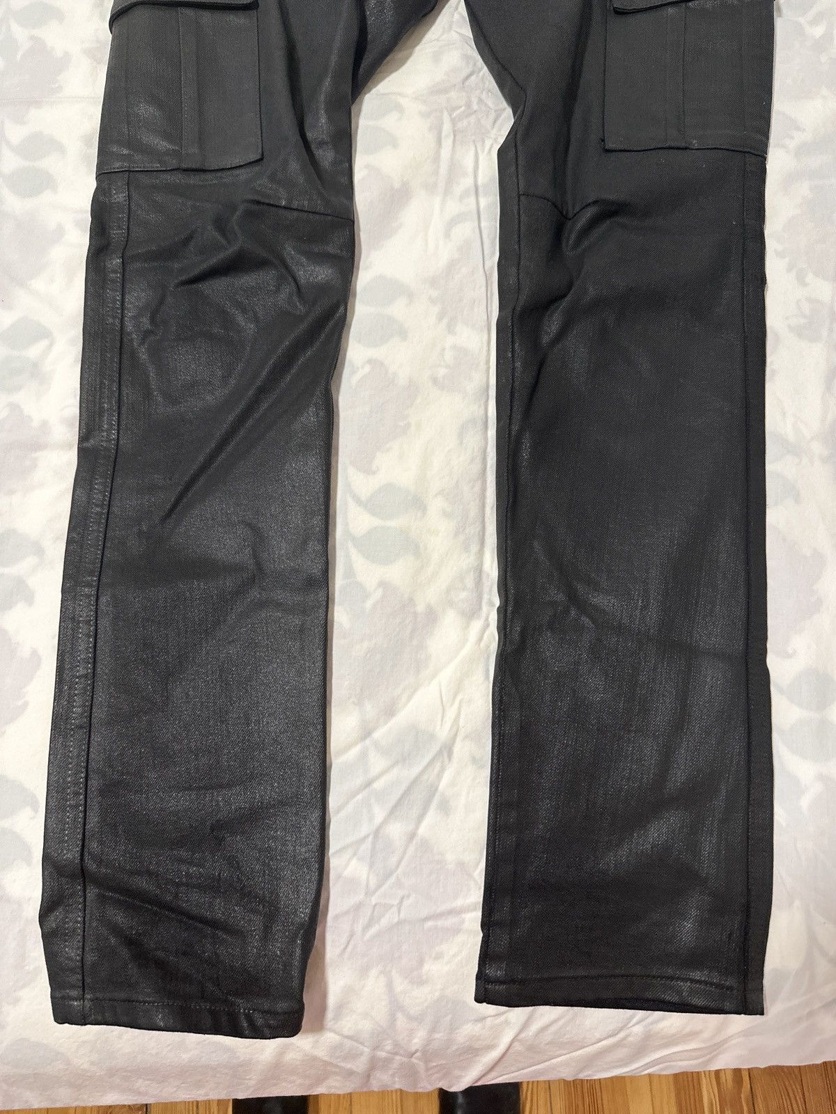 Other Lleru black waxed cargo denim Size US 32 / EU 48 - 5 Thumbnail