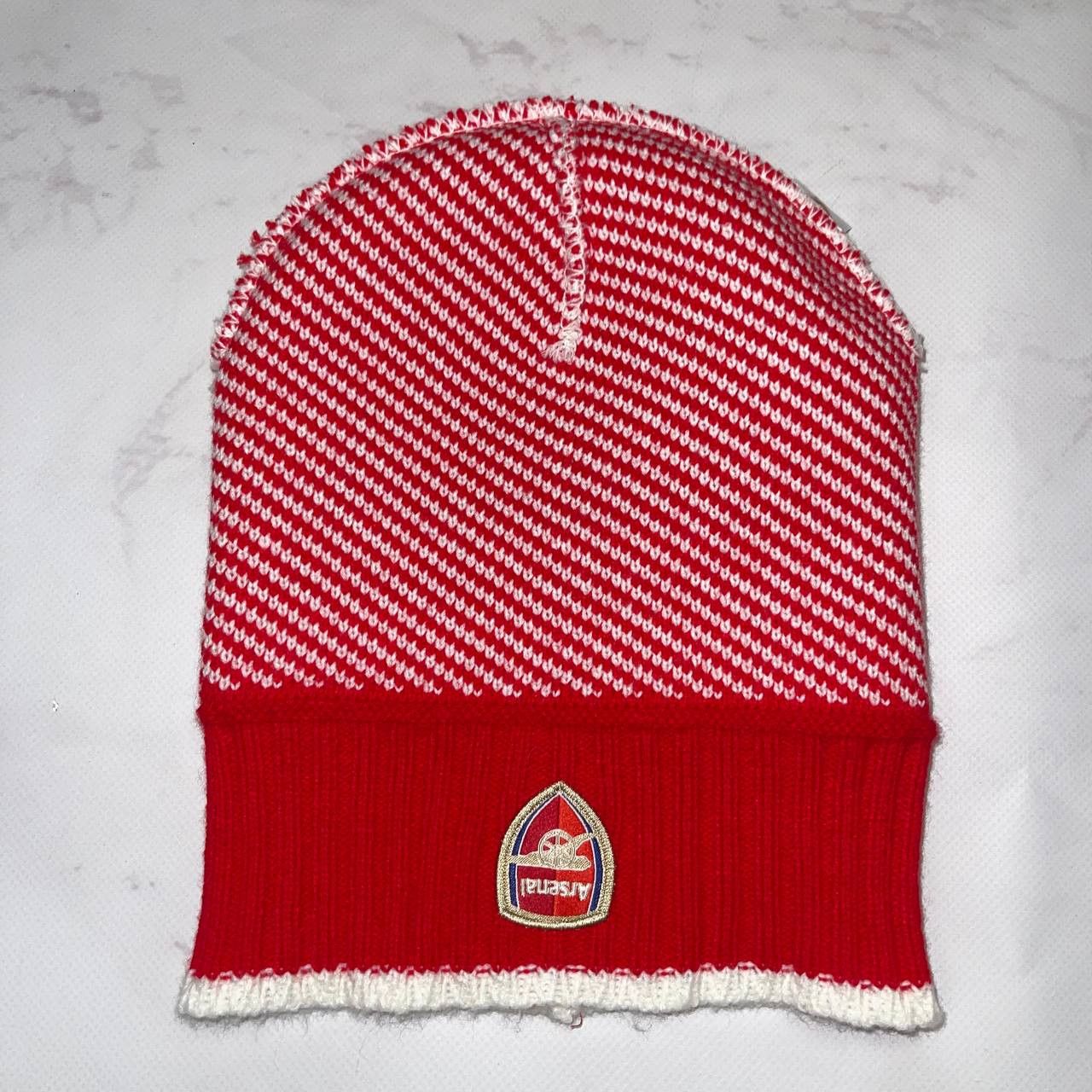 Vintage Arsenal Knit Acrylic Winter Hat Beanie Football Soccer Size ONE SIZE - 8 Thumbnail