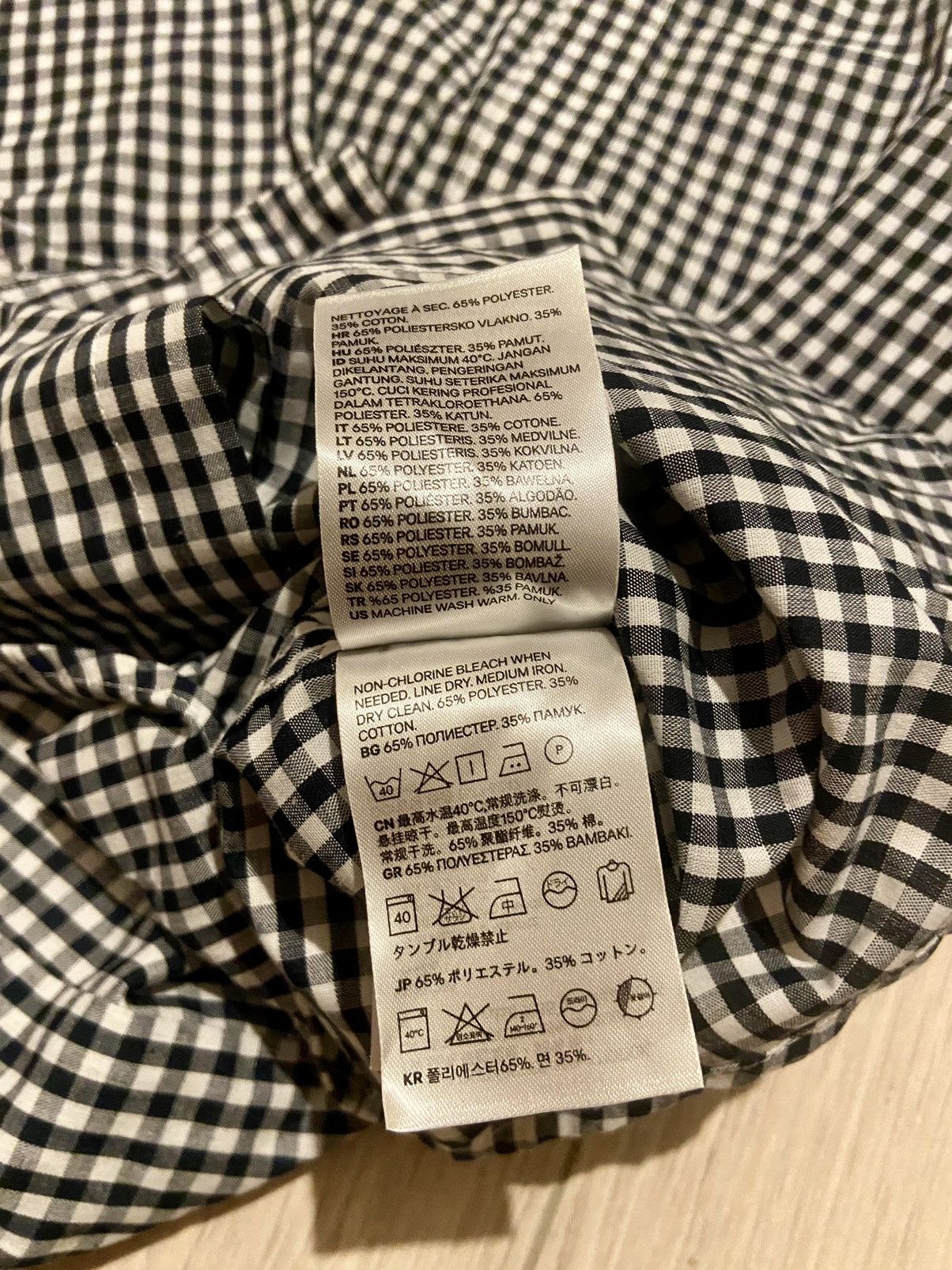 H&M H&M black and white basic checkered shirt Size US S / EU 44-46 / 1 - 5 Thumbnail