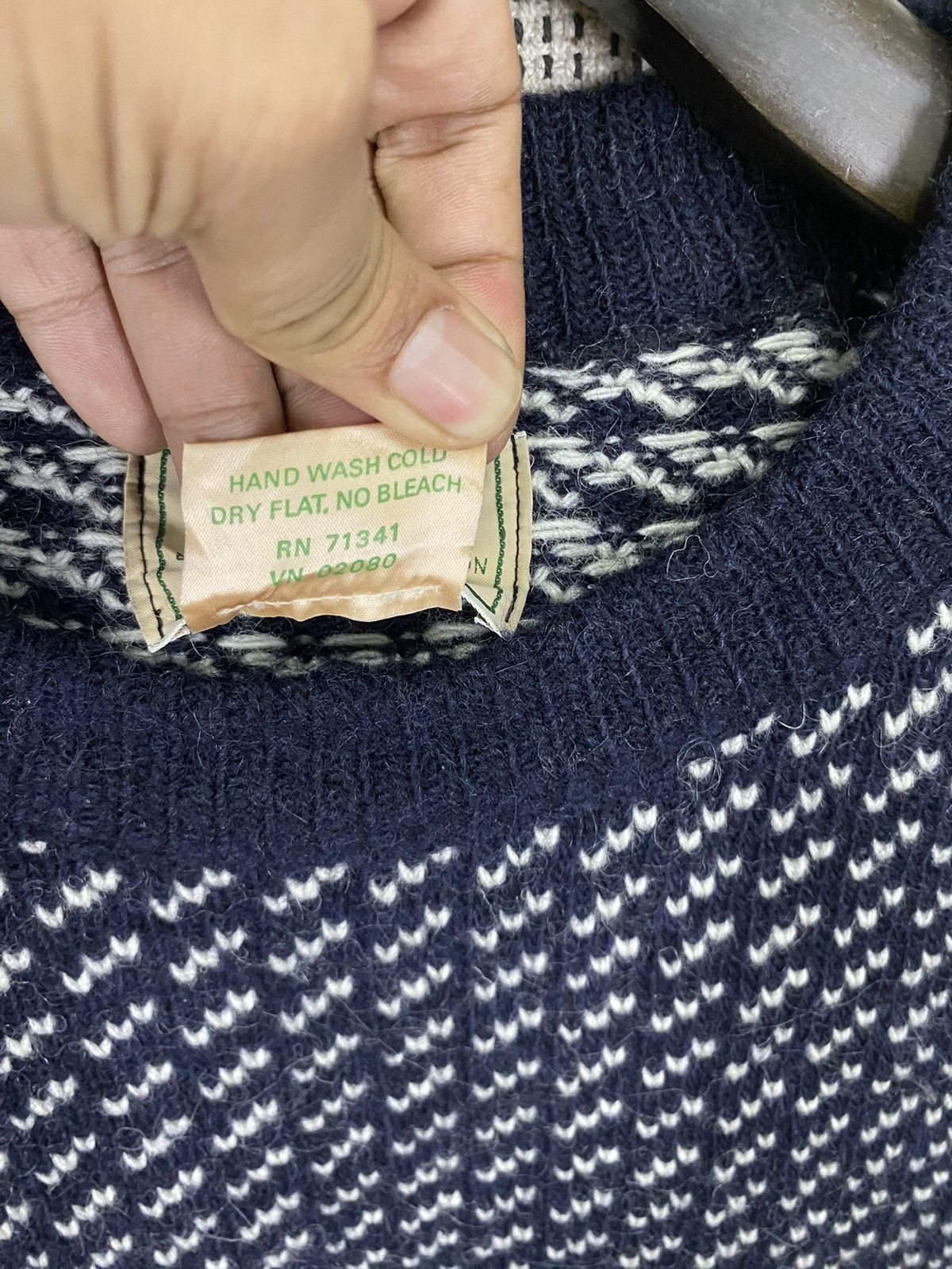 L.L. Bean Vintage 80s LL bean knit sweater wool size s like L Size US S / EU 44-46 / 1 - 5 Thumbnail