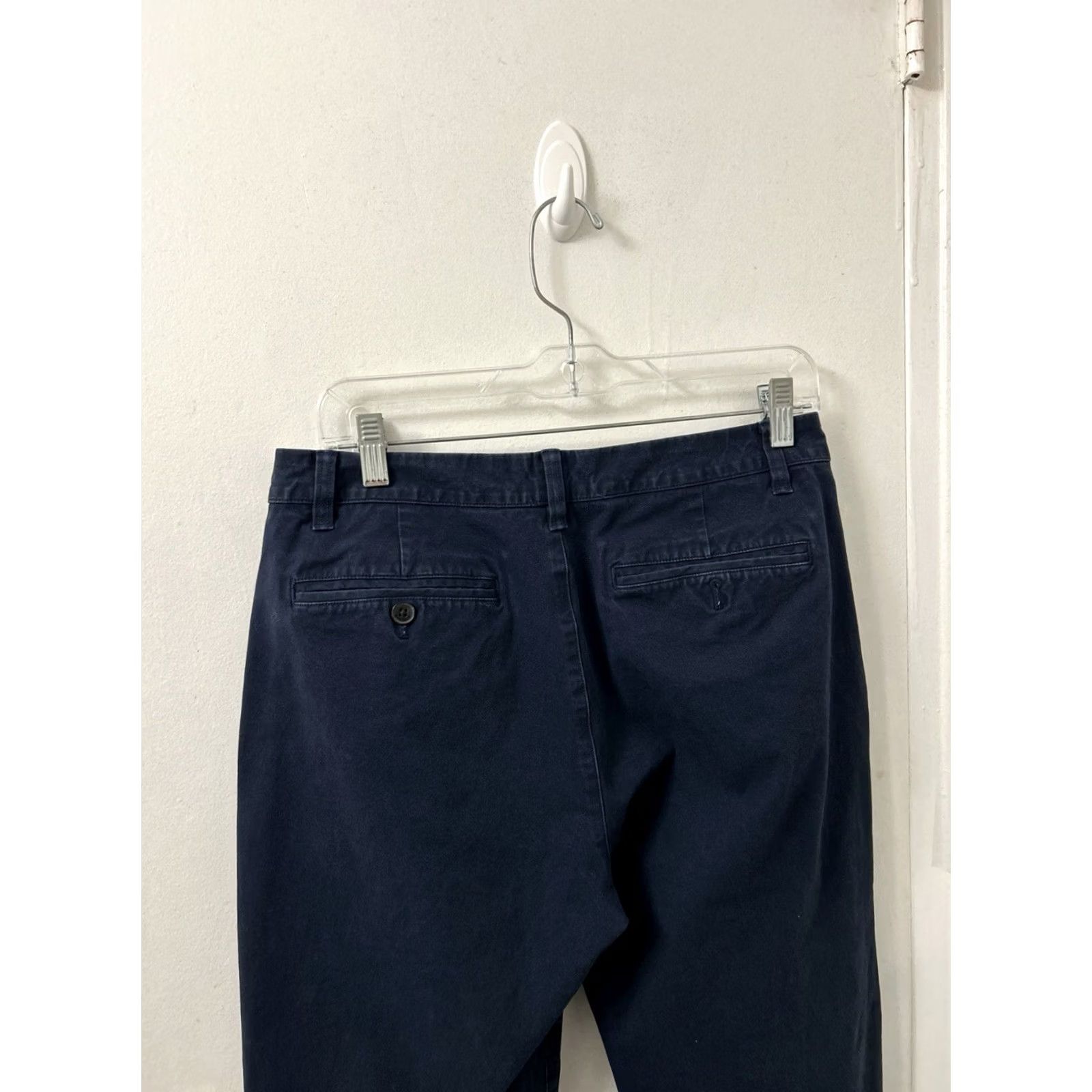 Bonobos Bonobos Pants Mens 31x28 Navy Blue Athletic Fit Stretch Cotton Chino Trousers Size US 31 - 7 Thumbnail