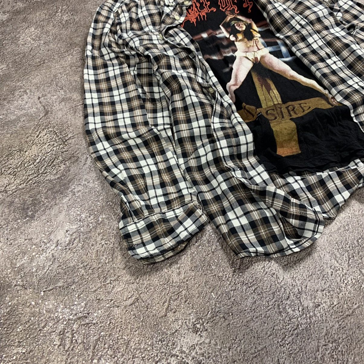 Vintage Vintage 90s Y2K Plaid Shirt Oversized Grunge Skate Faded L Size US L / EU 52-54 / 3 - 2 Thumbnail