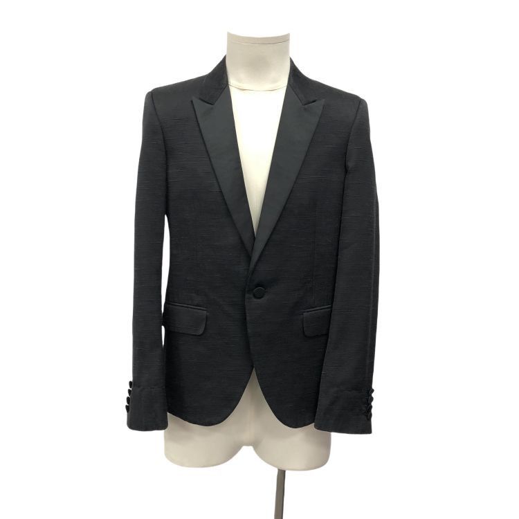 Saint Laurent Paris Saint Laurent Black Silk Blazer Size 36R Size 36R - 1 Thumbnail