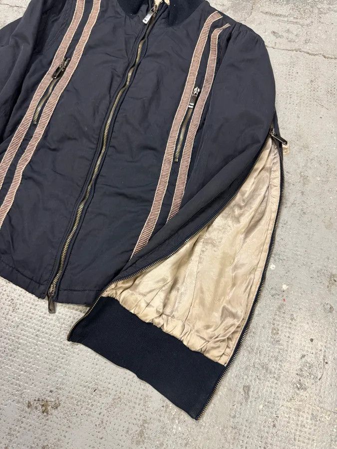 Designer × Emporio Armani × Vintage 2000s Emporio Armani Navy Multi Zips Racing Jacket Size US S / EU 44-46 / 1 - 9 Thumbnail