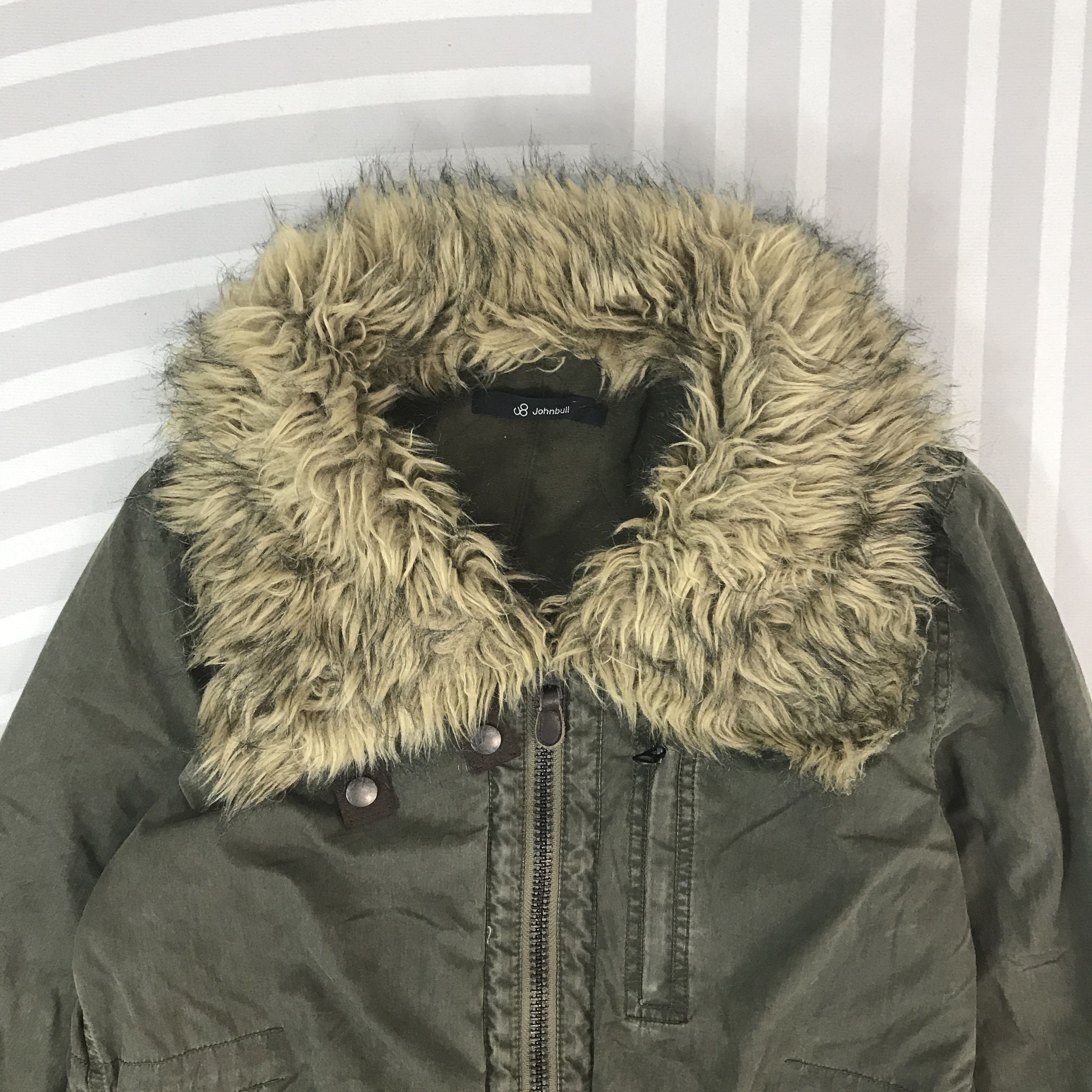 Johnbull Vintage Johnbull Fur Sherpa Parkas Jacket Size US M / EU 48-50 / 2 - 2 Thumbnail