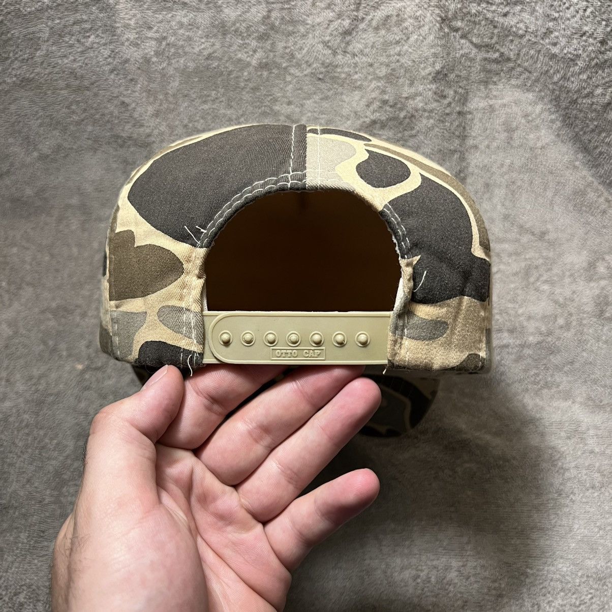 Vintage Vintage 80s GMC General Motor Camo Mesh Trucker Hat Snapback Size ONE SIZE - 9 Thumbnail